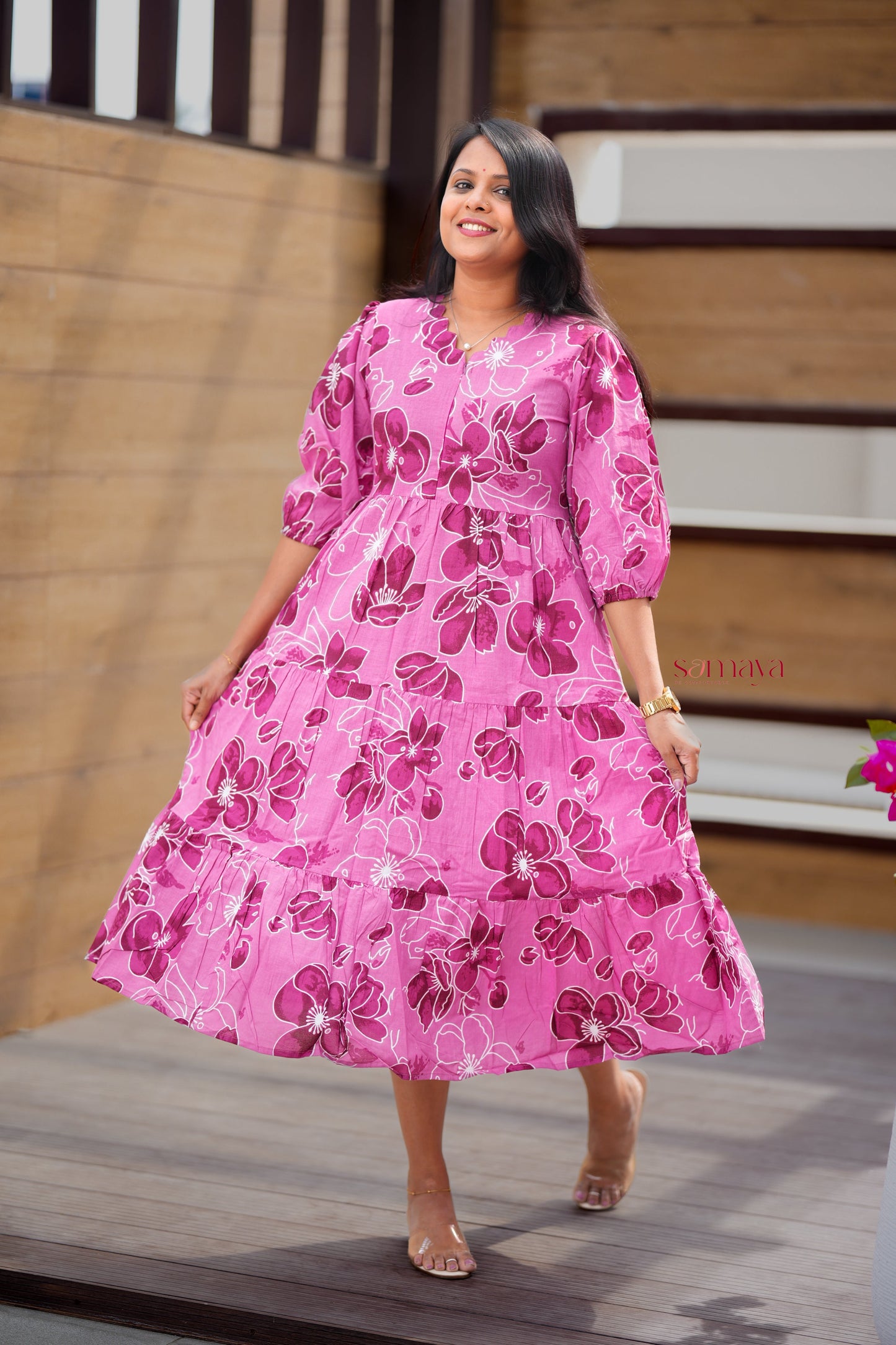 Riya day to night dress without lining