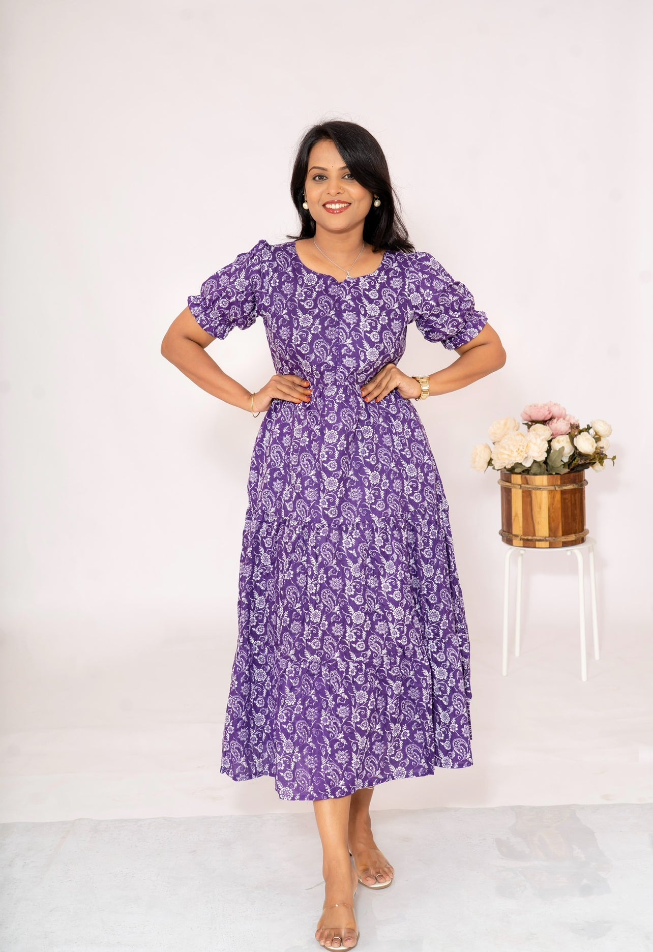 Divya  casual  Dress With Lining