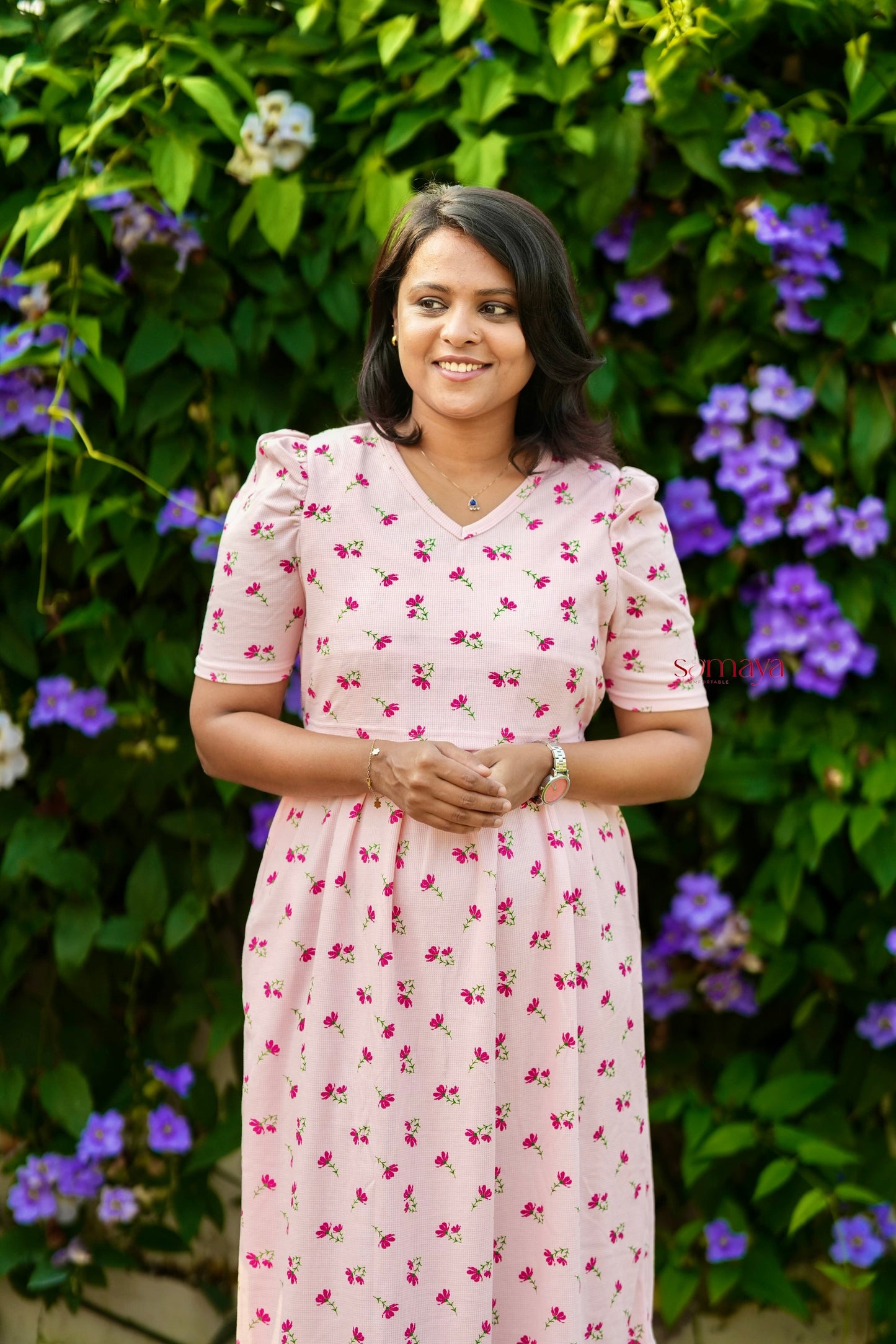 Midi Saanvi Waffle Dress
