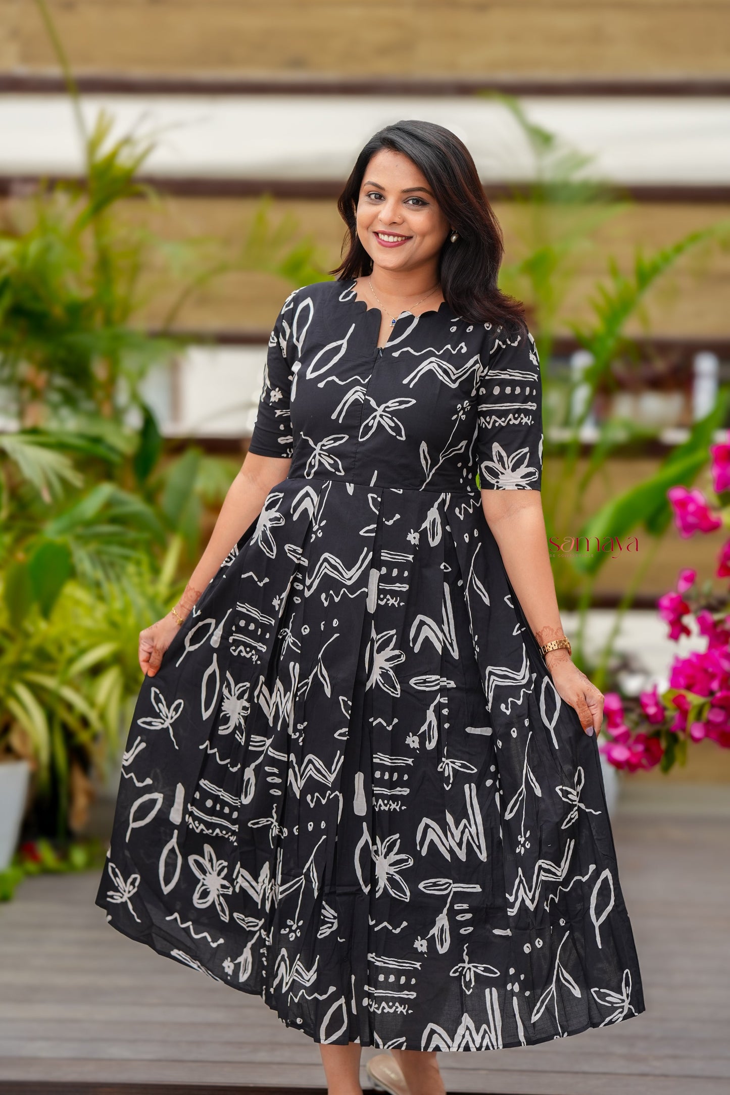 Maggie Casual Dress With Lining