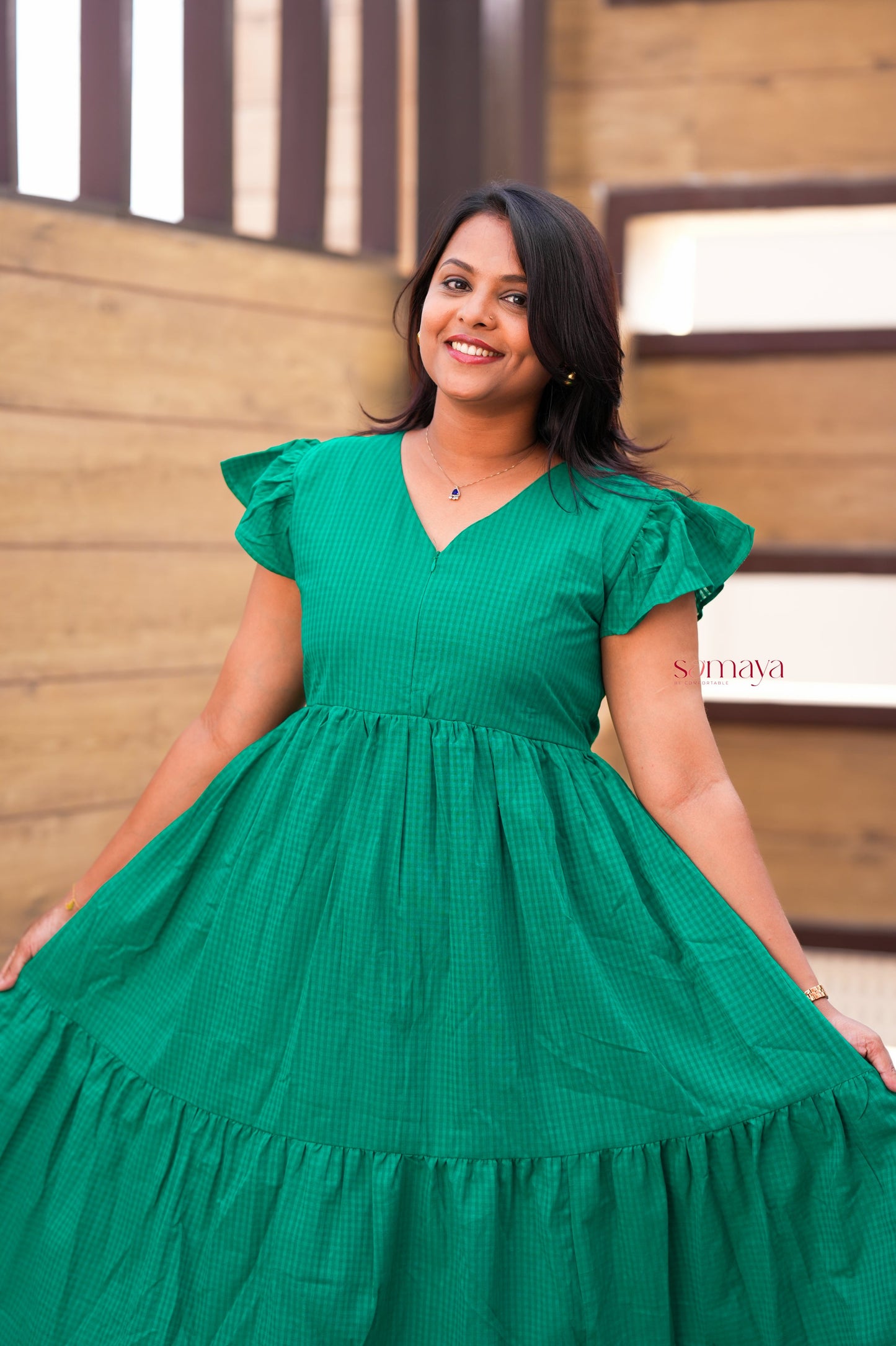 Kiara casual Dress With Lining
