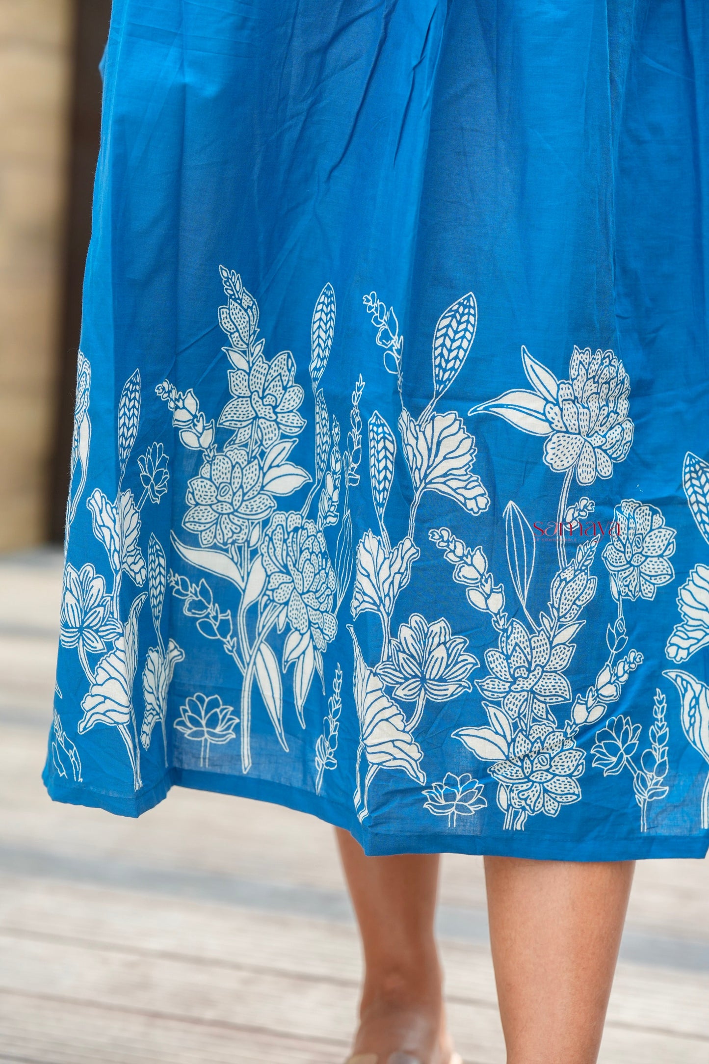Lotus Casual Dress With Lining