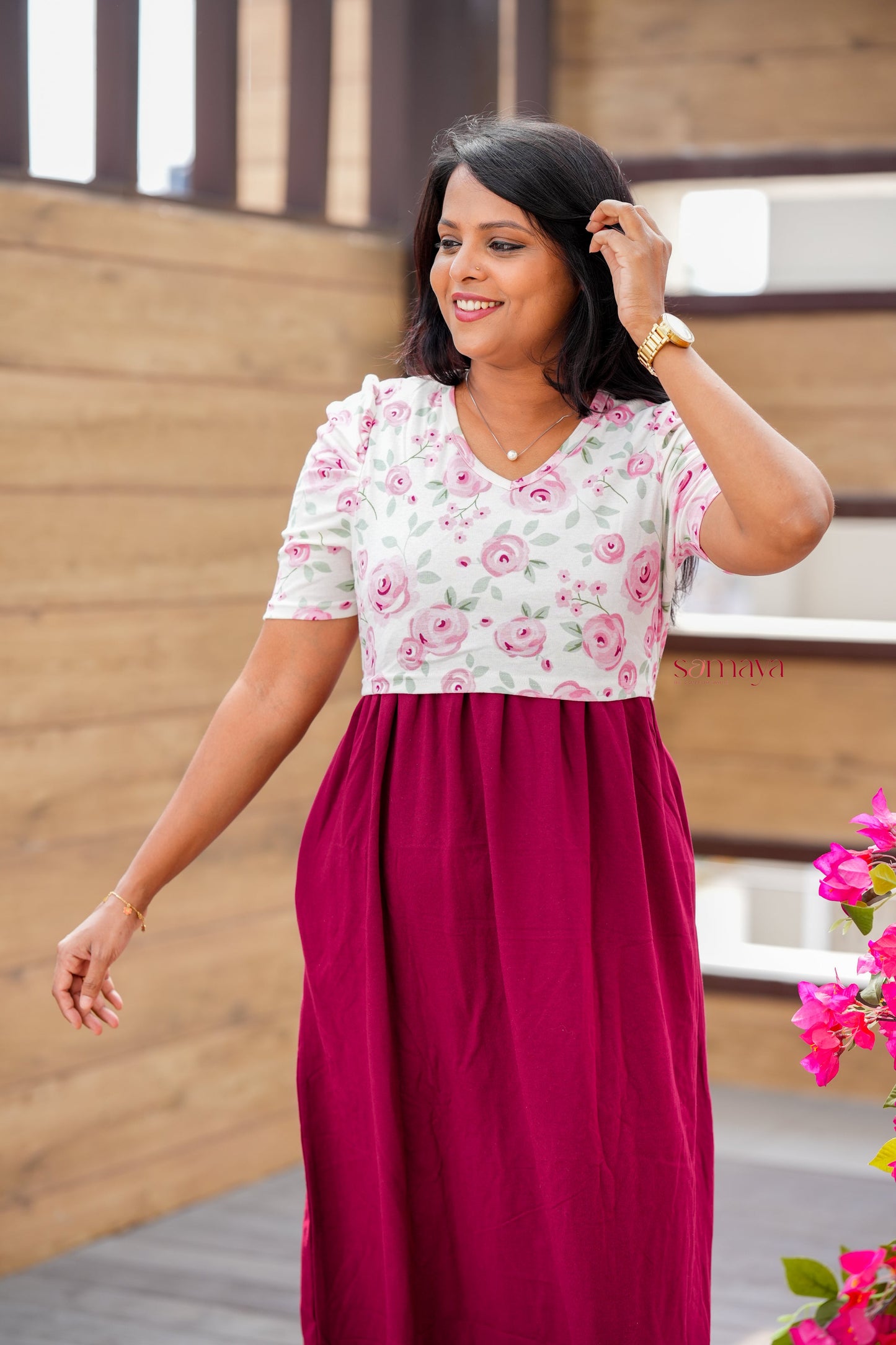 CalfLength Roja Light Weight Dress