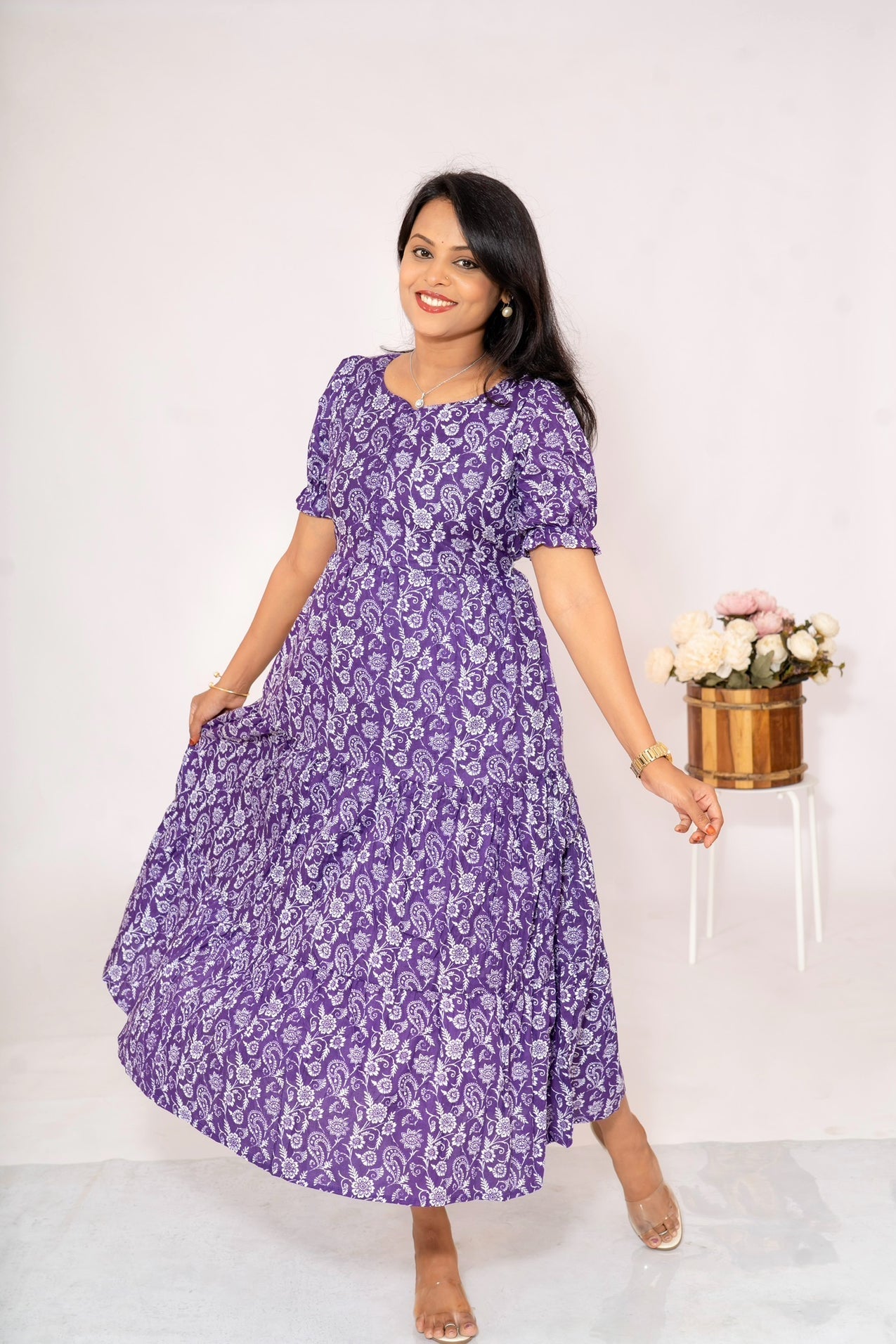 Divya  casual  Dress With Lining