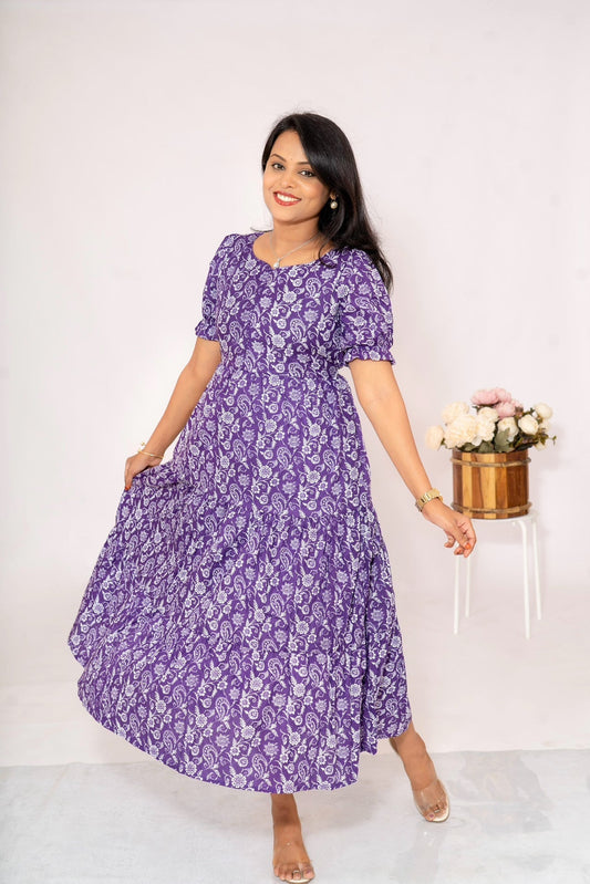 Divya  casual  Dress With Lining