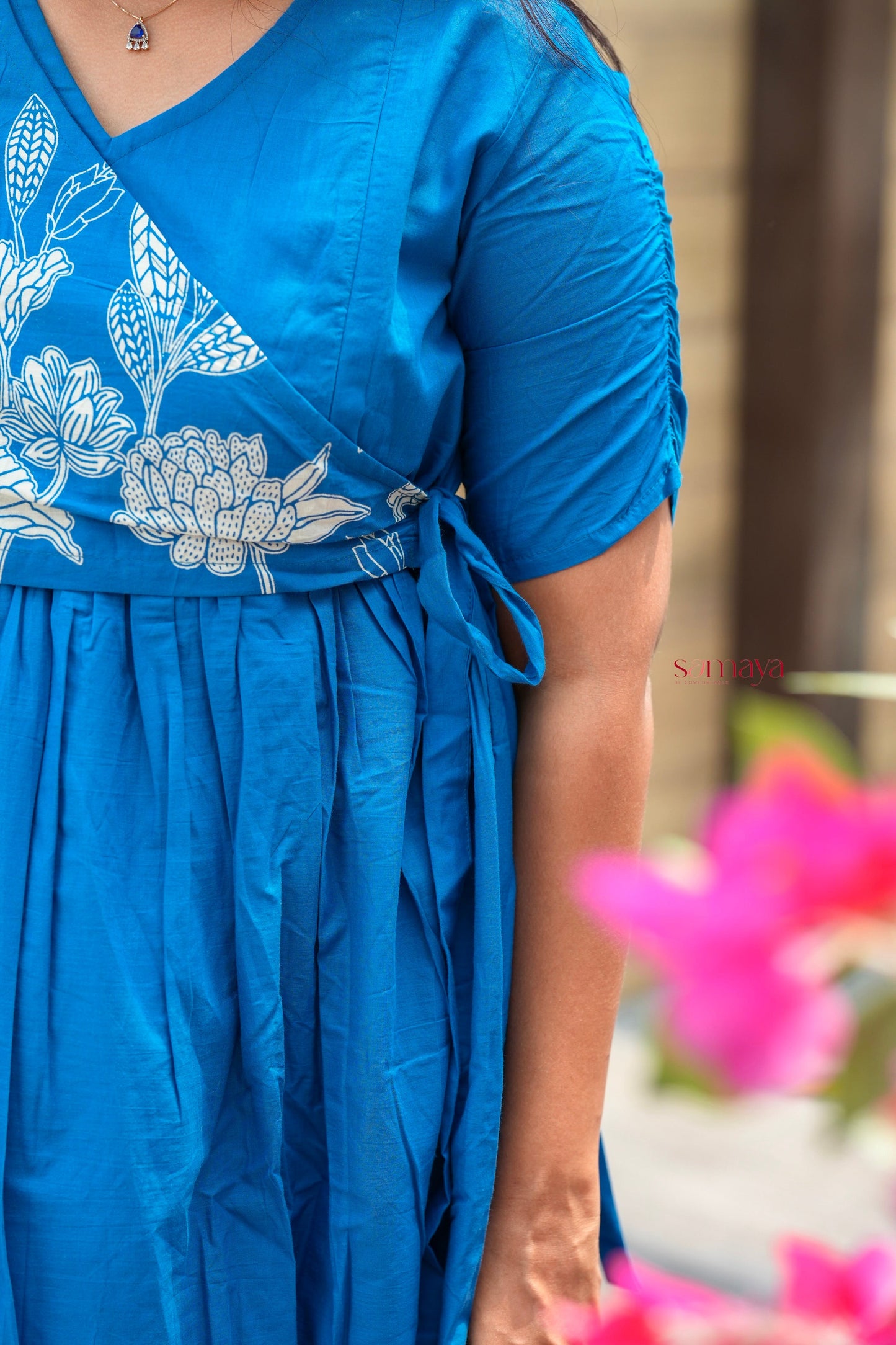 Lotus Casual Dress With Lining