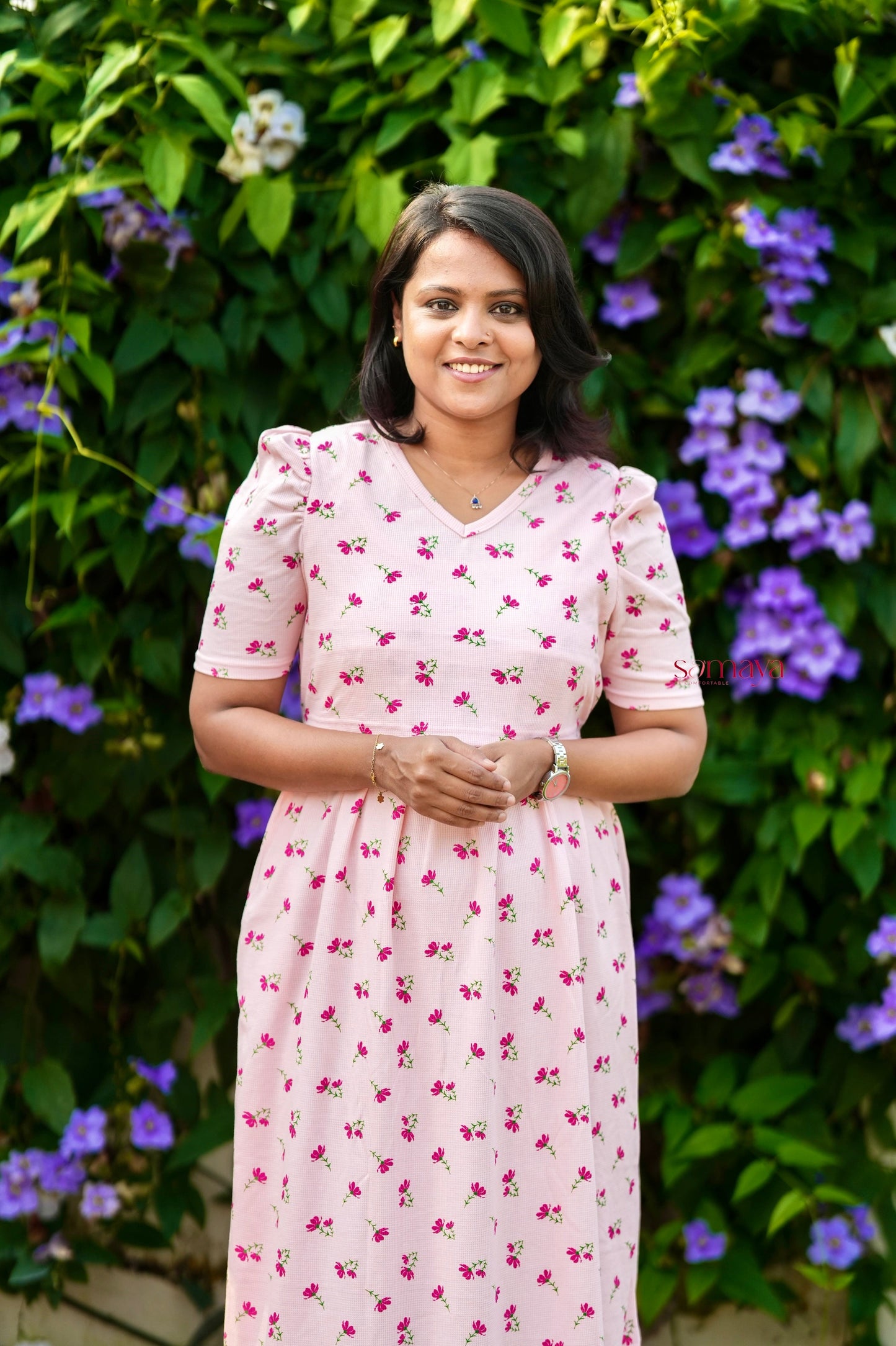 Midi Saanvi Waffle Dress