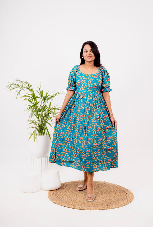 Divya  casual  Dress With Lining