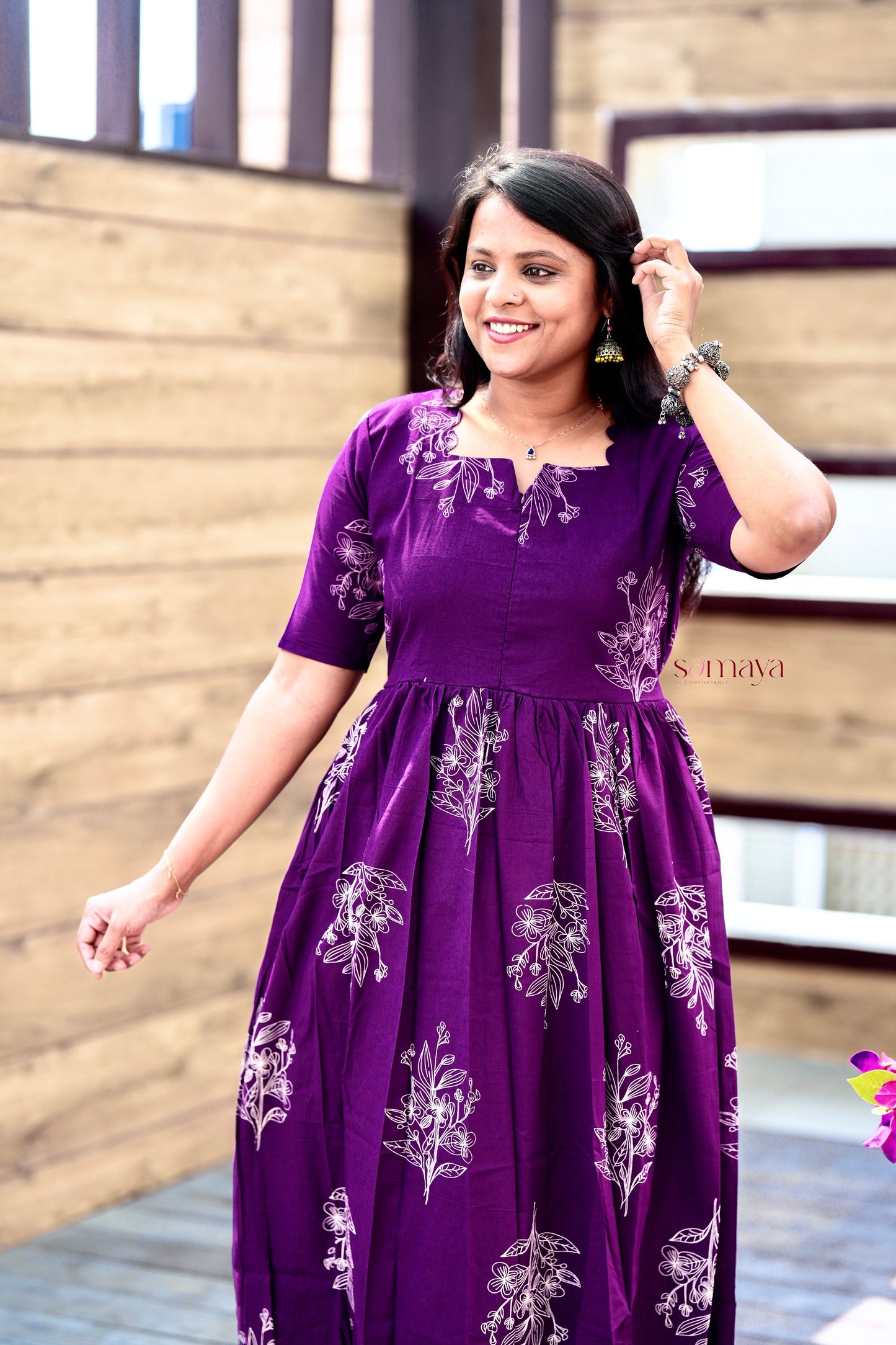 Nila casual Dress With Lining