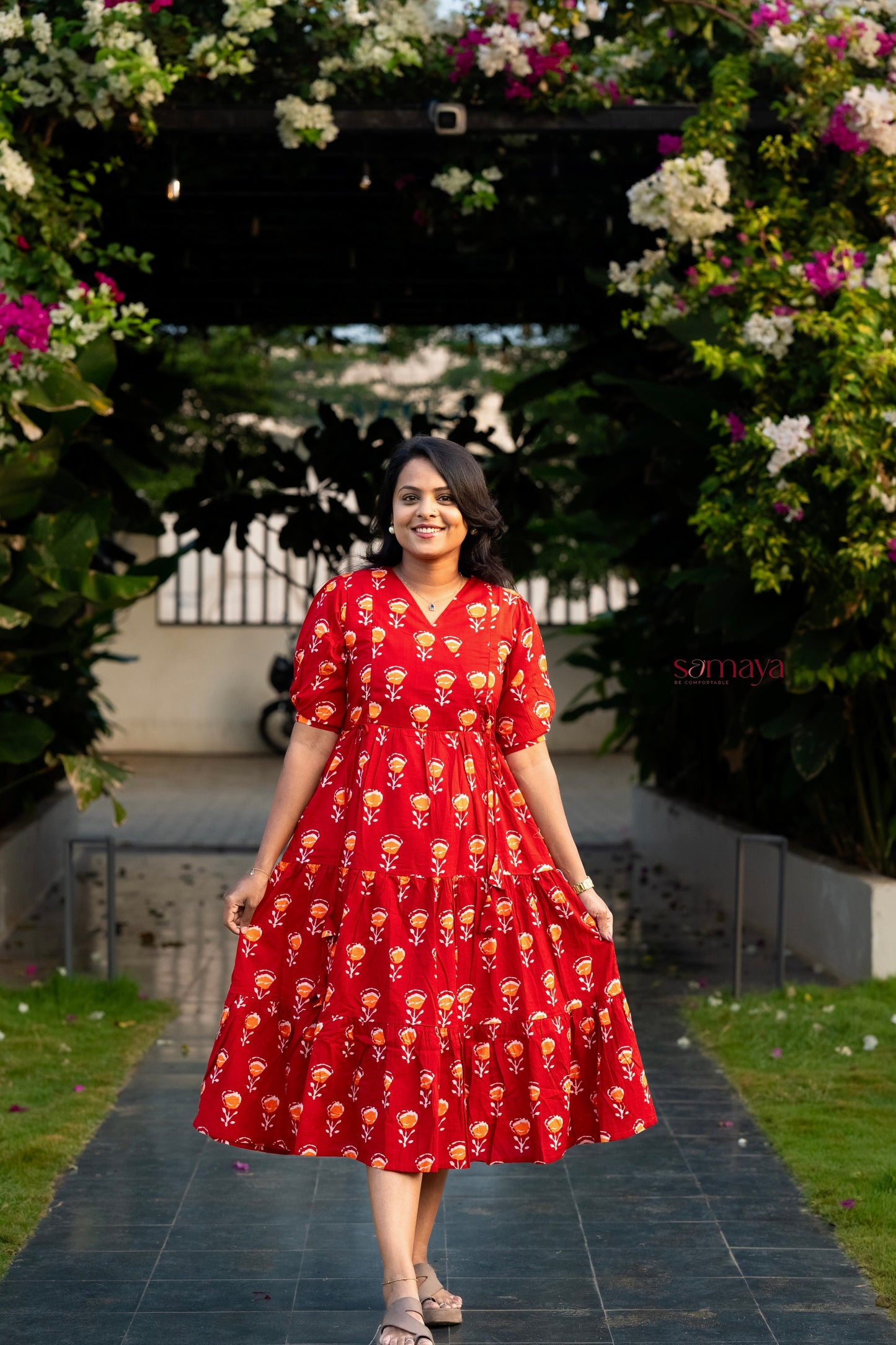 Meera  Casual Dress With Lining