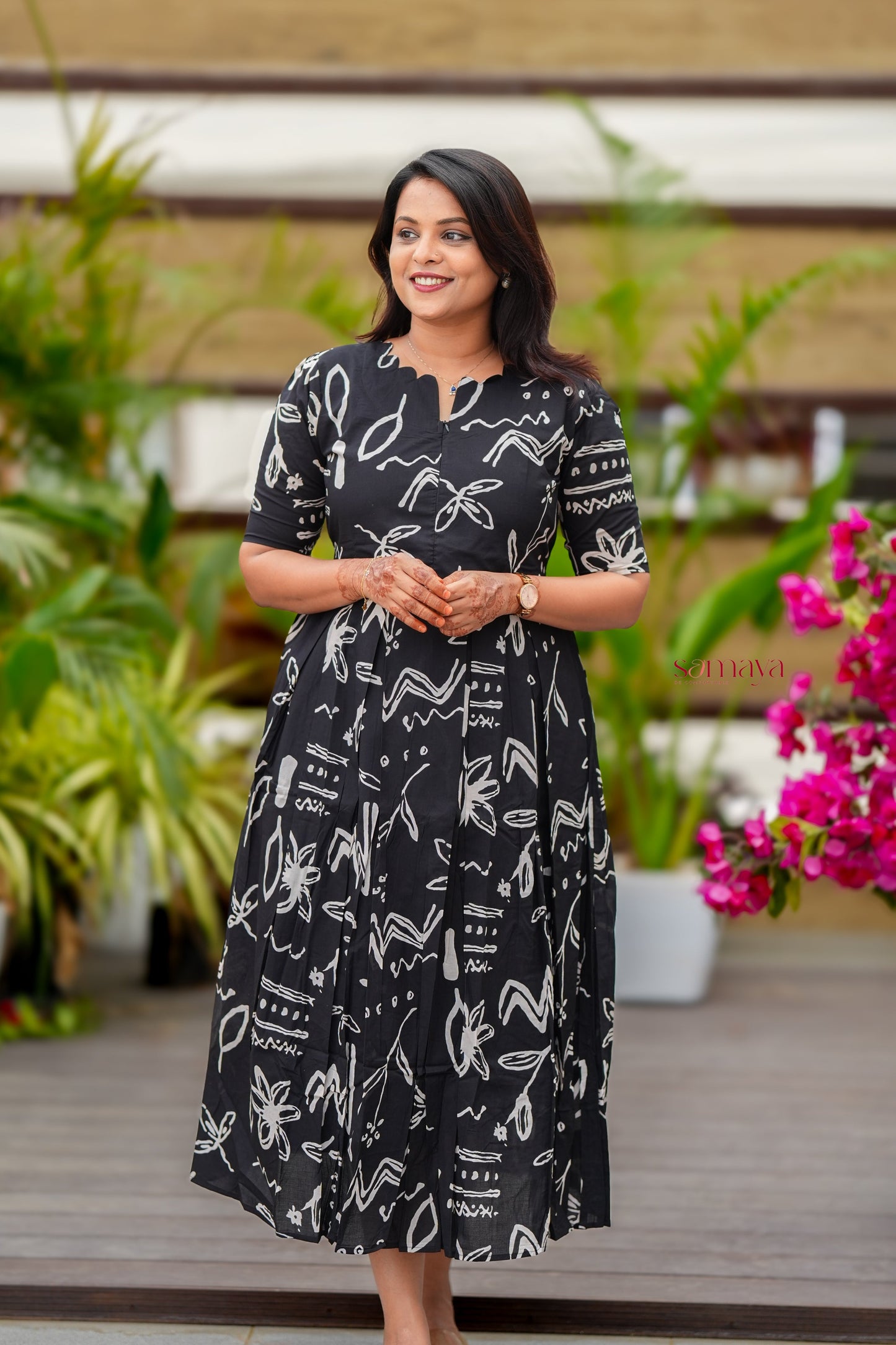 Maggie Casual Dress With Lining