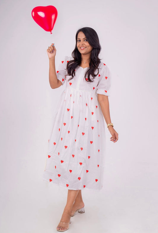 Laya casual  Dress With Lining
