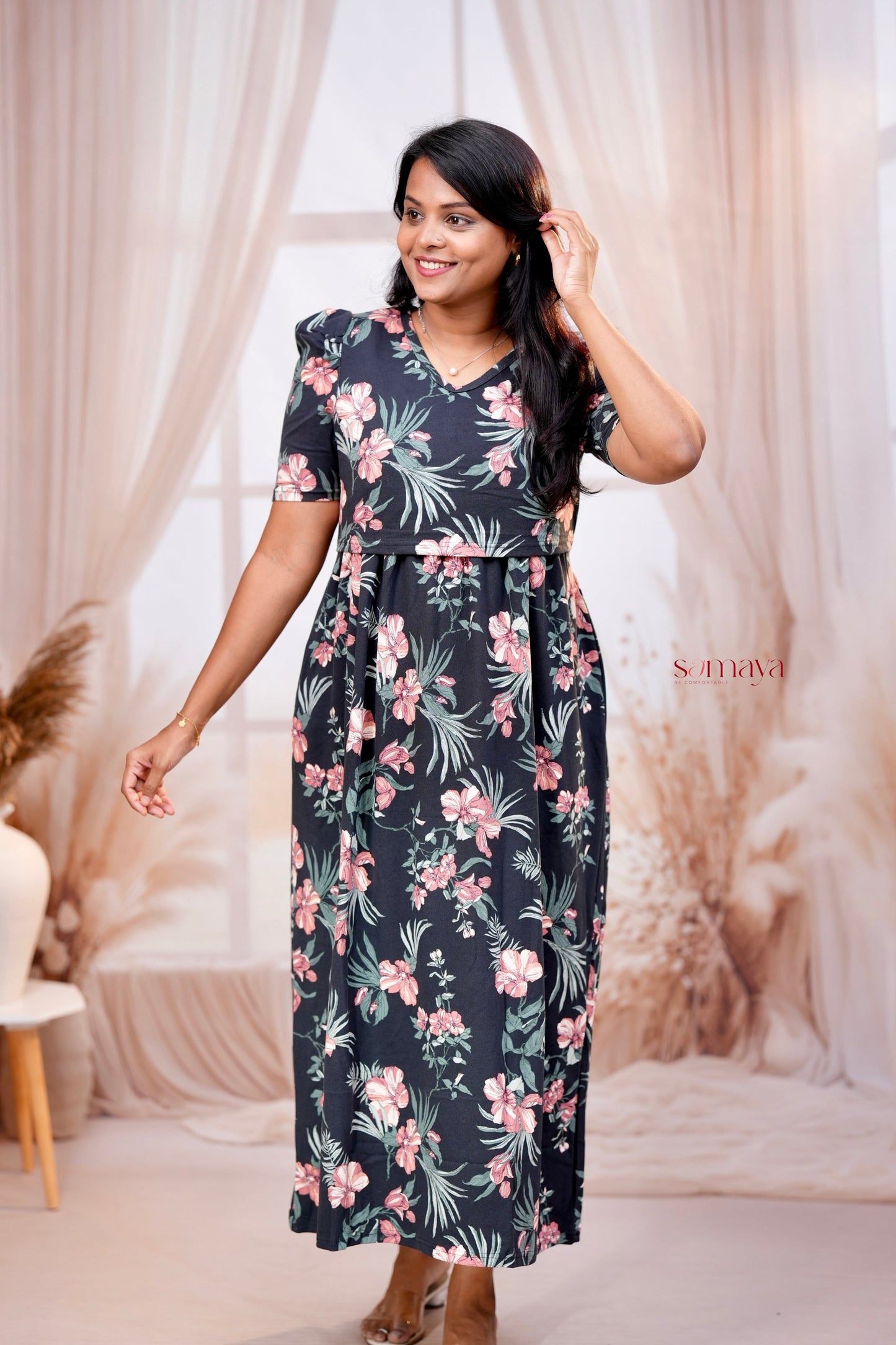 Maxi Megha thick Weight Dress