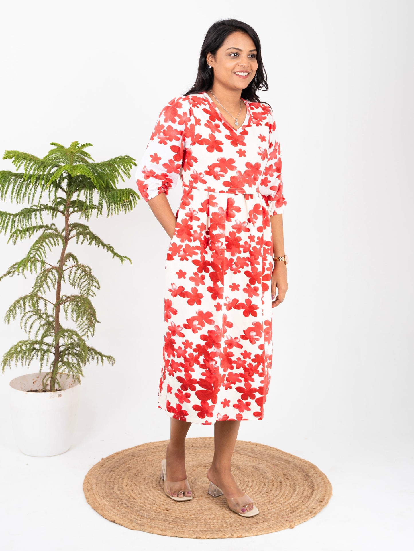 Midi brittany  non transparent Dress