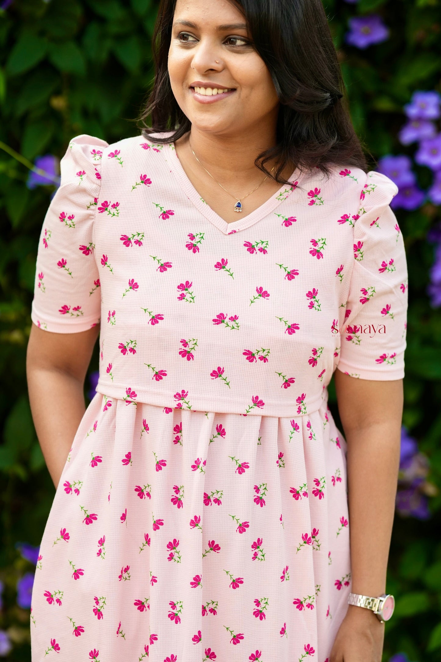 Midi Saanvi Waffle Dress