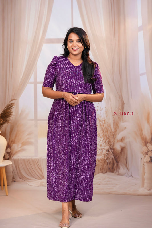 Maxi Purple Light Weight Dress