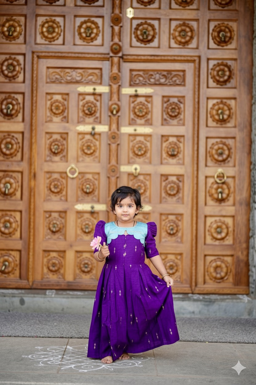 Radhai kids Dress With Lining ( pre order dispatch August 15 th )