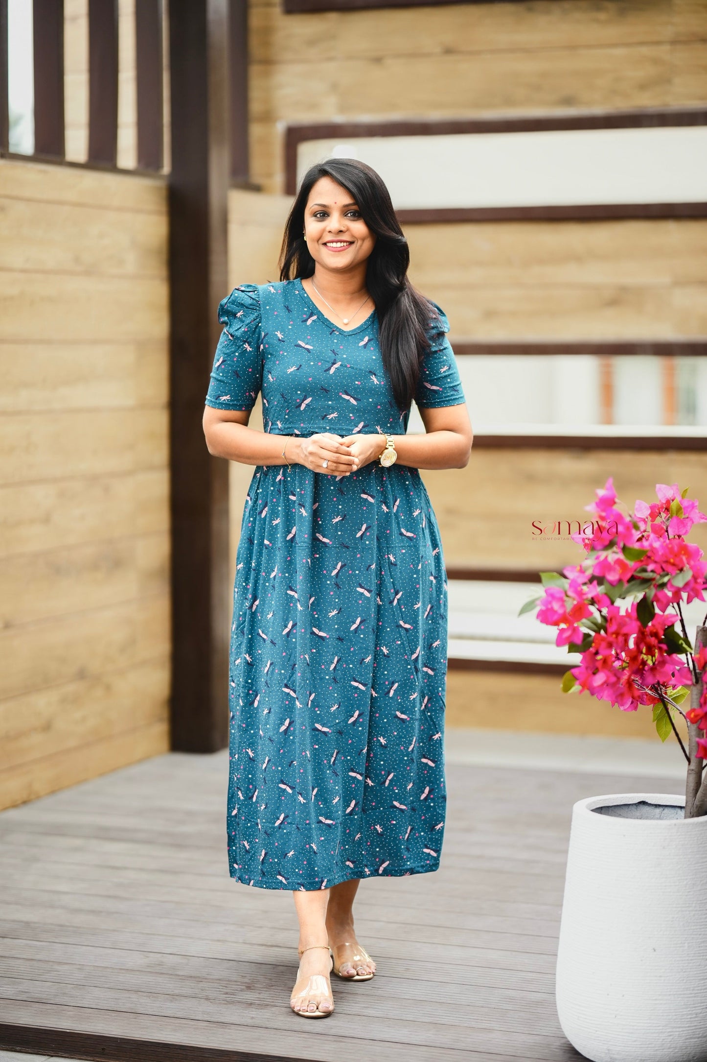 Maxi dragon fly  Light Weight Dress