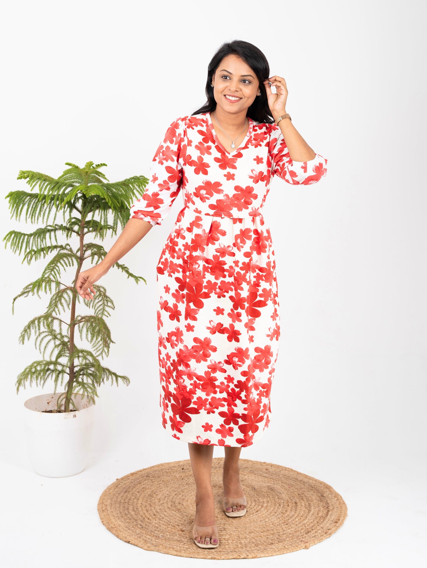 Midi brittany  non transparent Dress