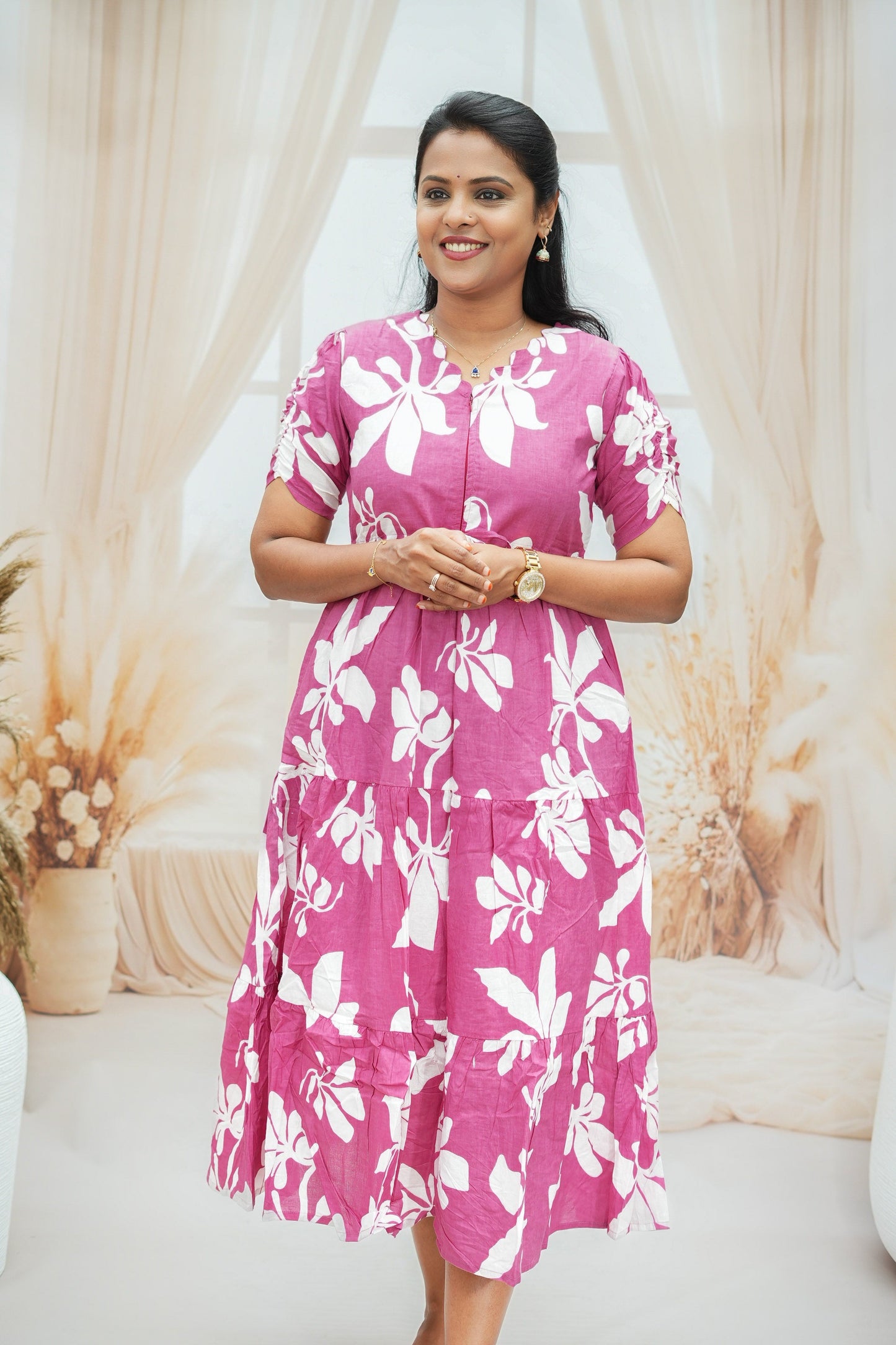 Dusty pink  dress ( PRODUCT OF THE MONTH ) SPECIAL SALE PRICE