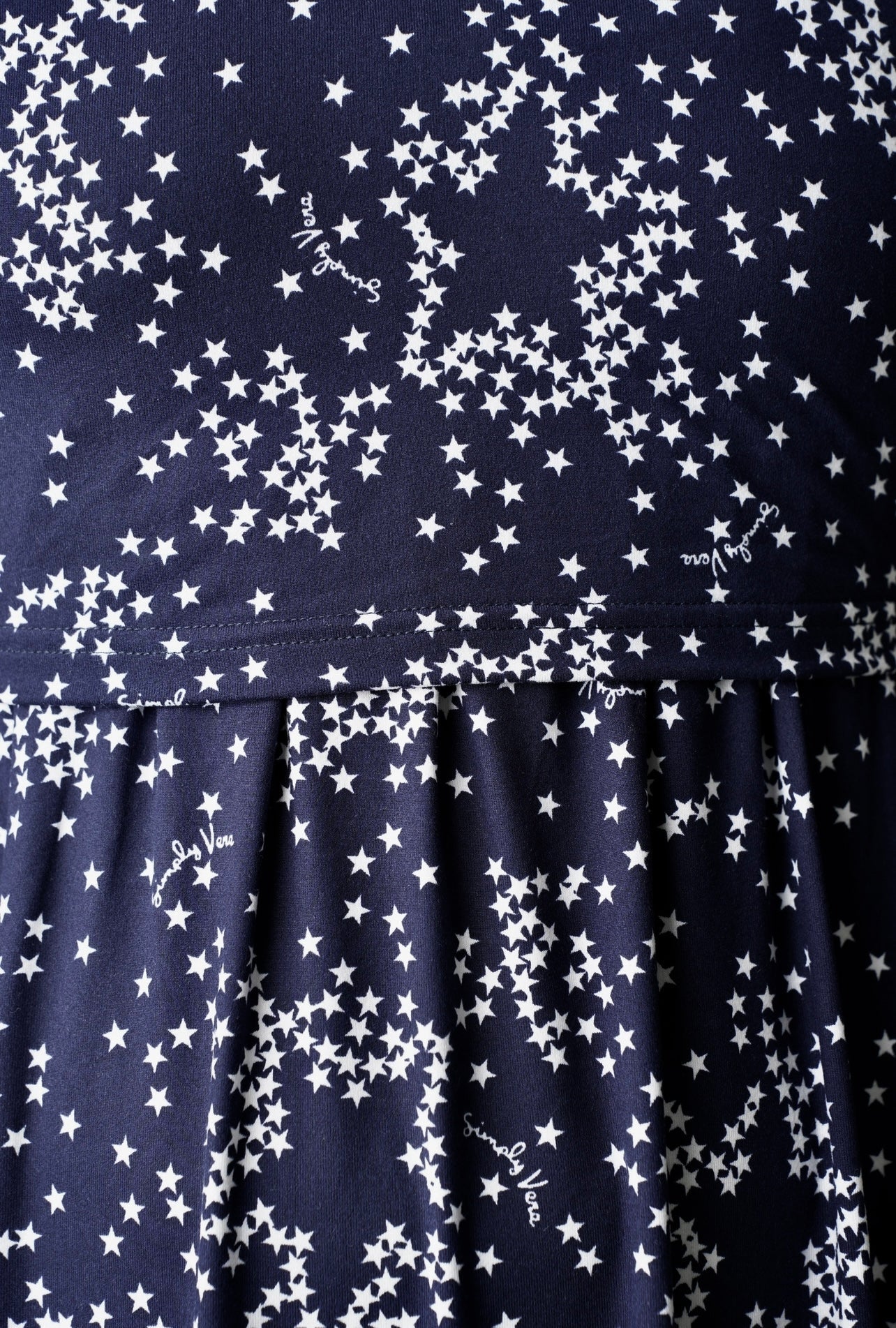 Maxi  Navy stardust Light Weight Dress