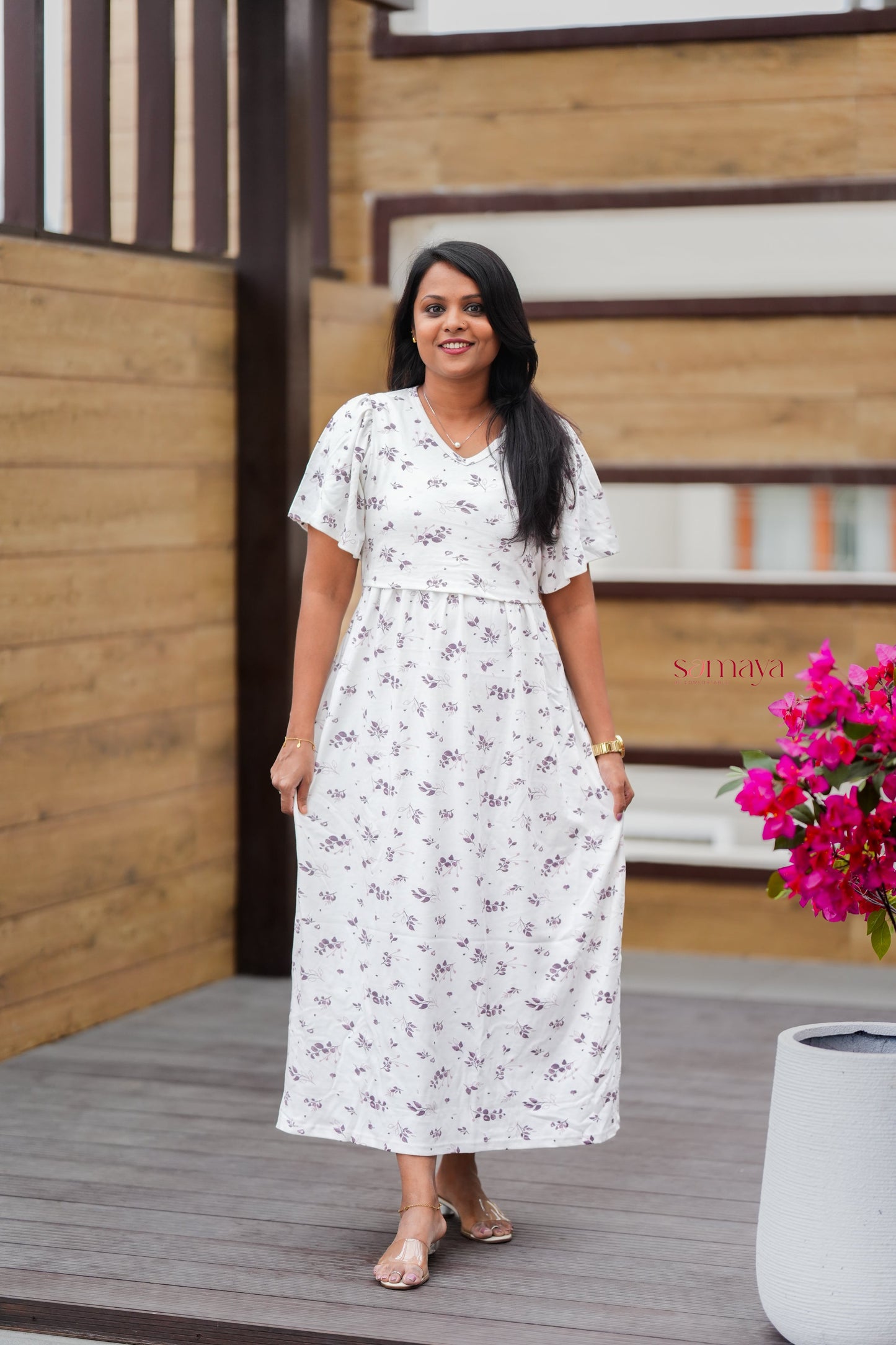 Maxi Haritha moderate thick   Dress