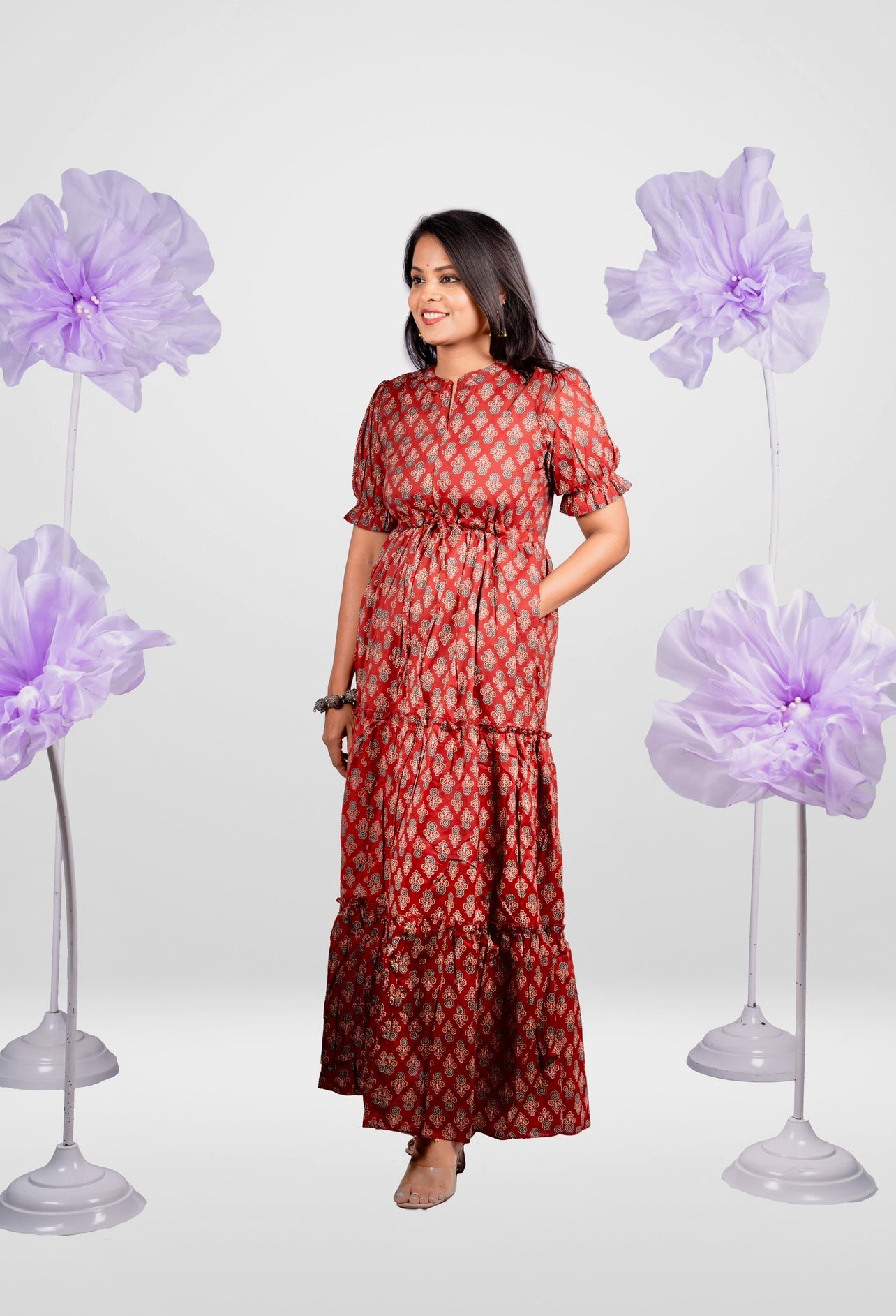 Meera casual Maxi Dress With Lining