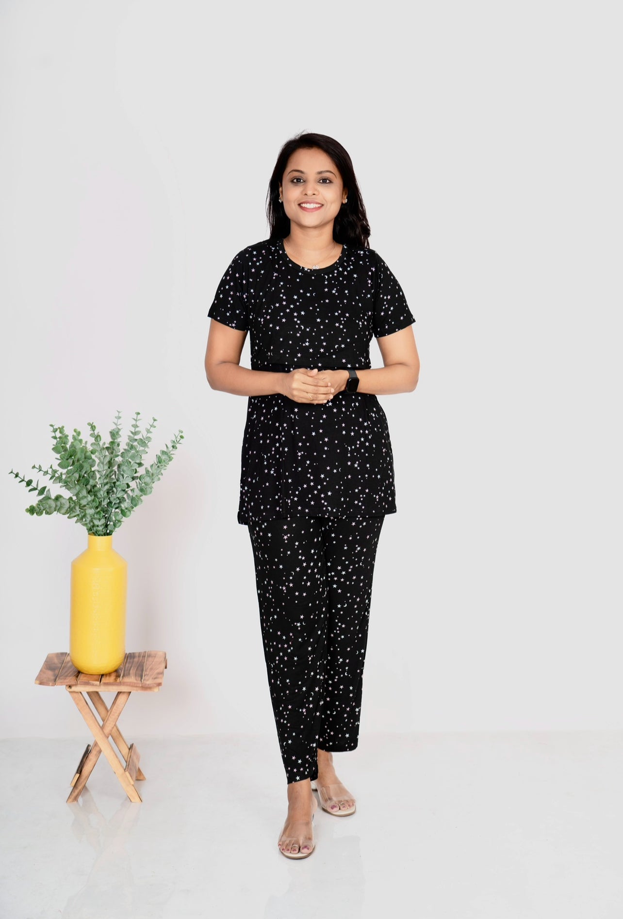 Ultra soft Stardust Feeding Pant Set ( lightweight )