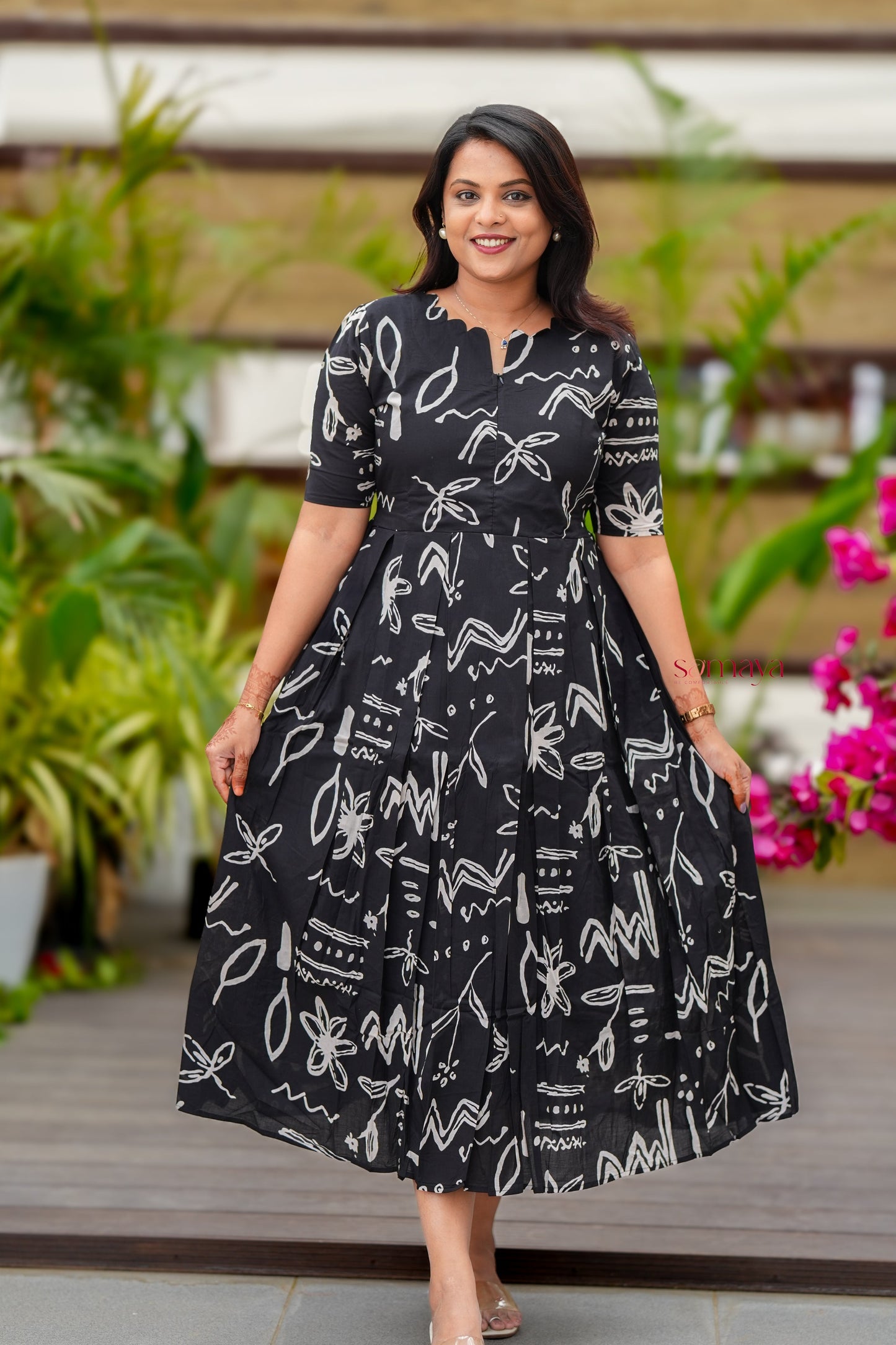 Maggie Casual Dress With Lining