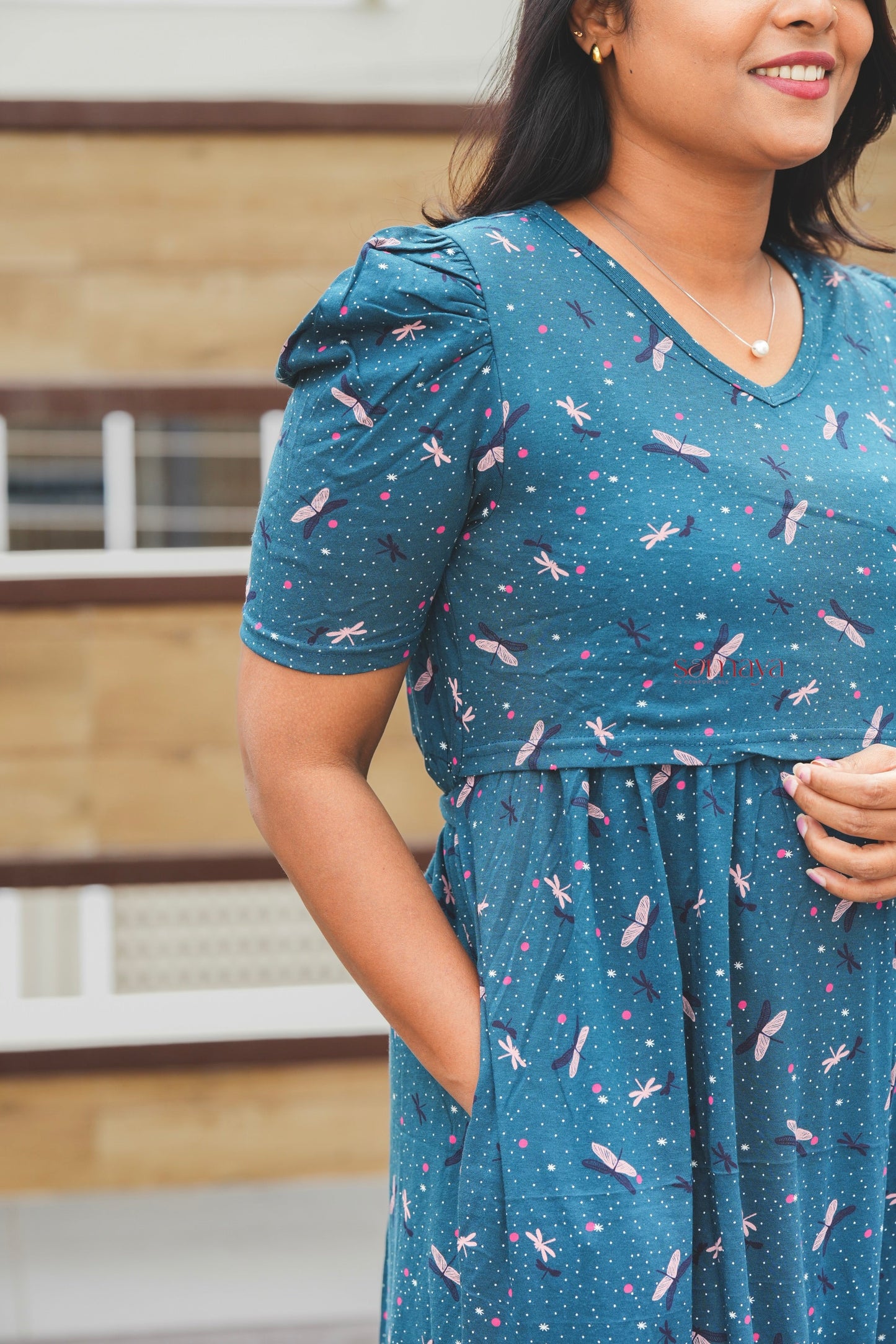 Maxi dragon fly  Light Weight Dress