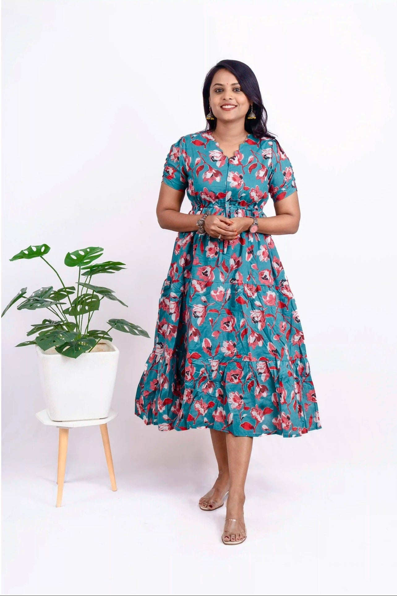 Swetha  Casual Dress With Lining
