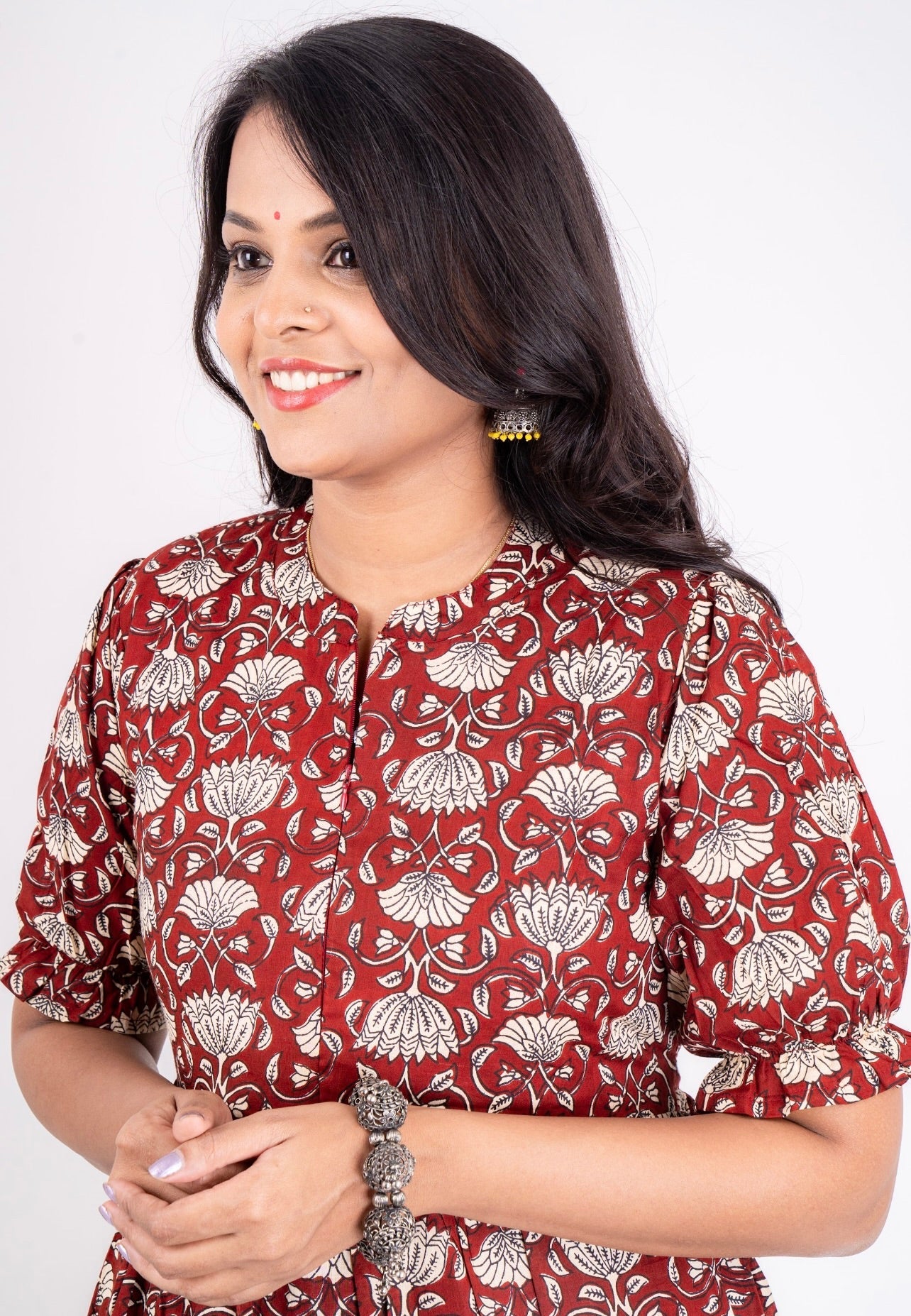 Pallavi Lotus casual  Dress With Lining