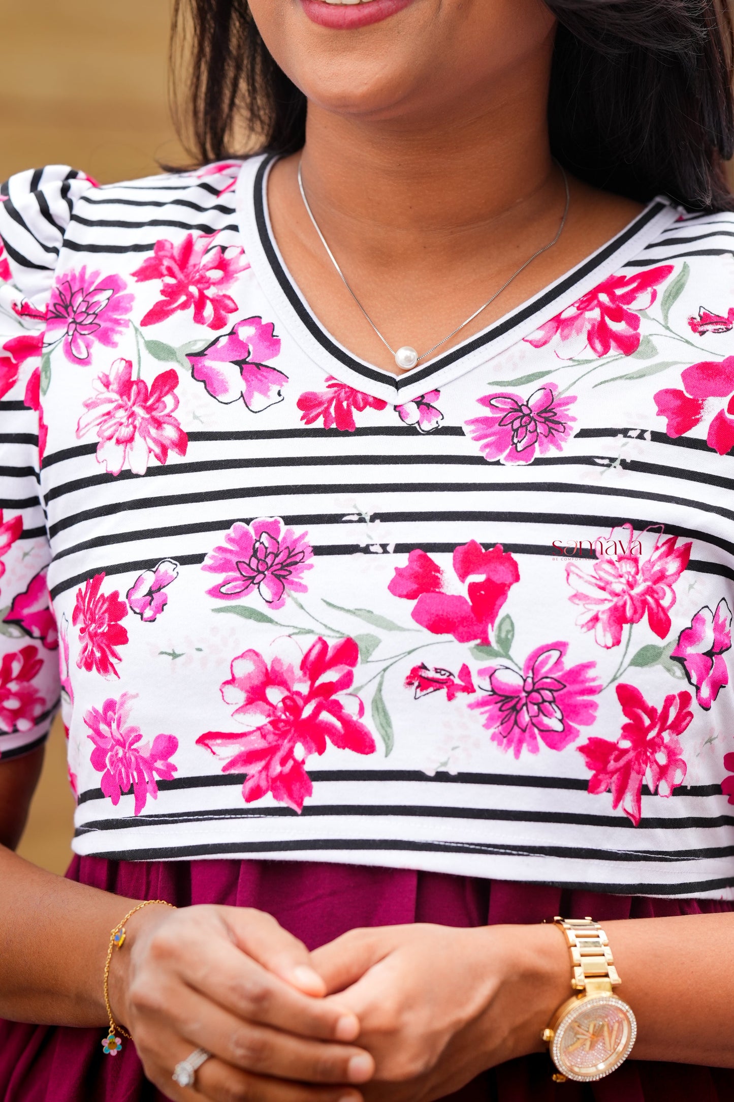 Riya Calf length  Dress( medium  thickness )