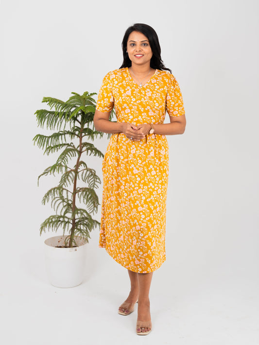 Midi Manjal Light Weight Dress
