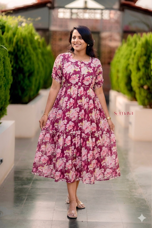 Sriya Hakoba Dress With Lining