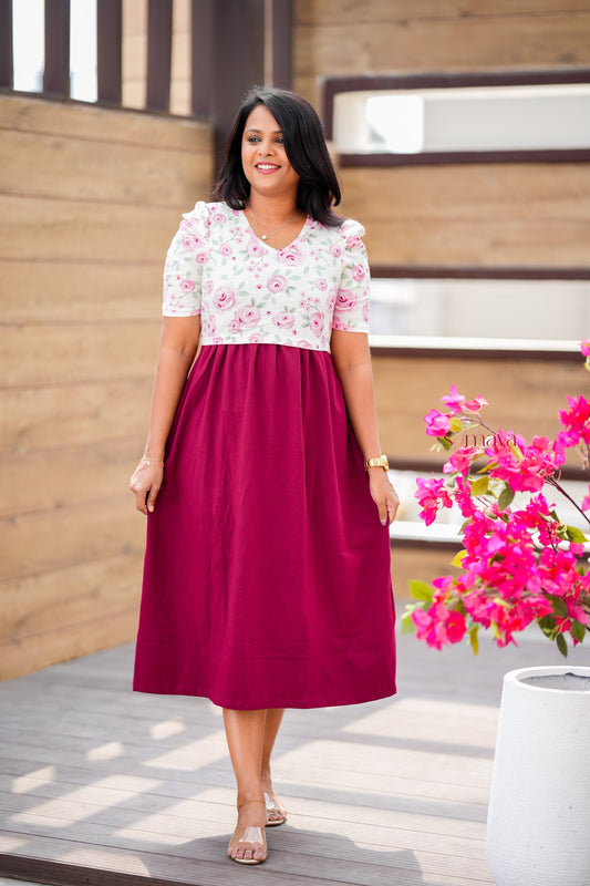 CalfLength Roja Light Weight Dress