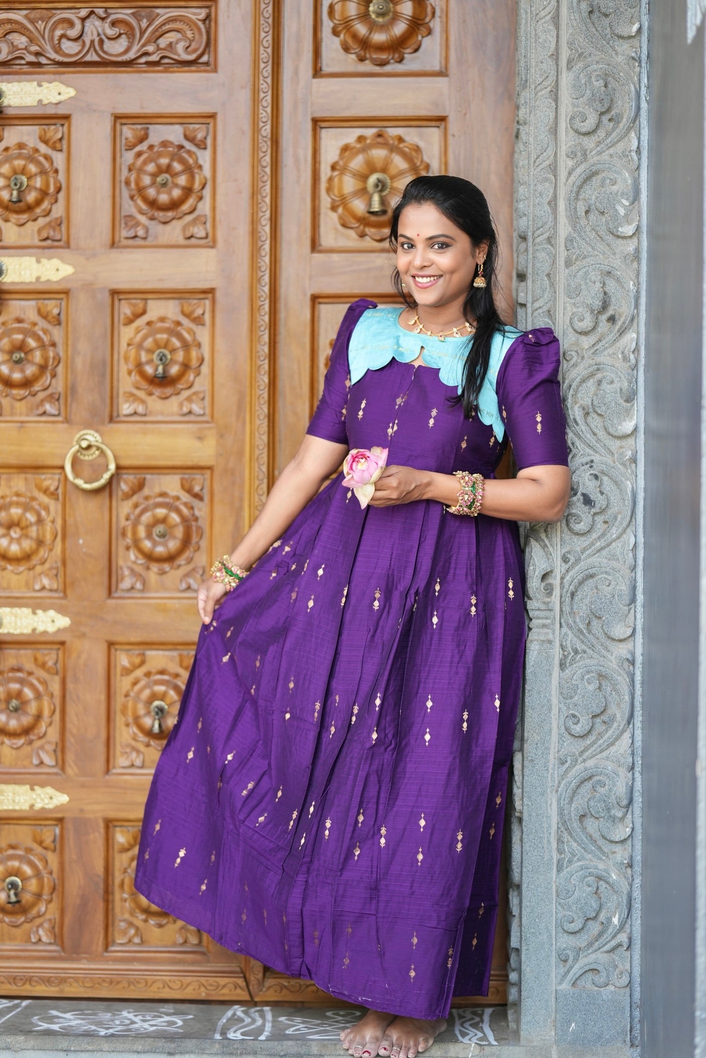 Radhai maxi Dress With Lining ( ready to dispatch )