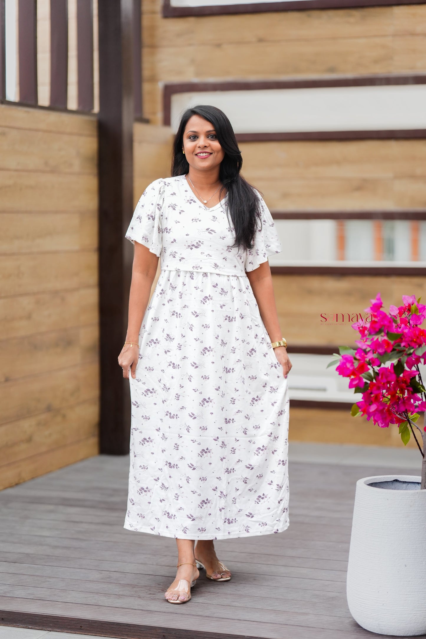 Maxi Haritha moderate thick   Dress