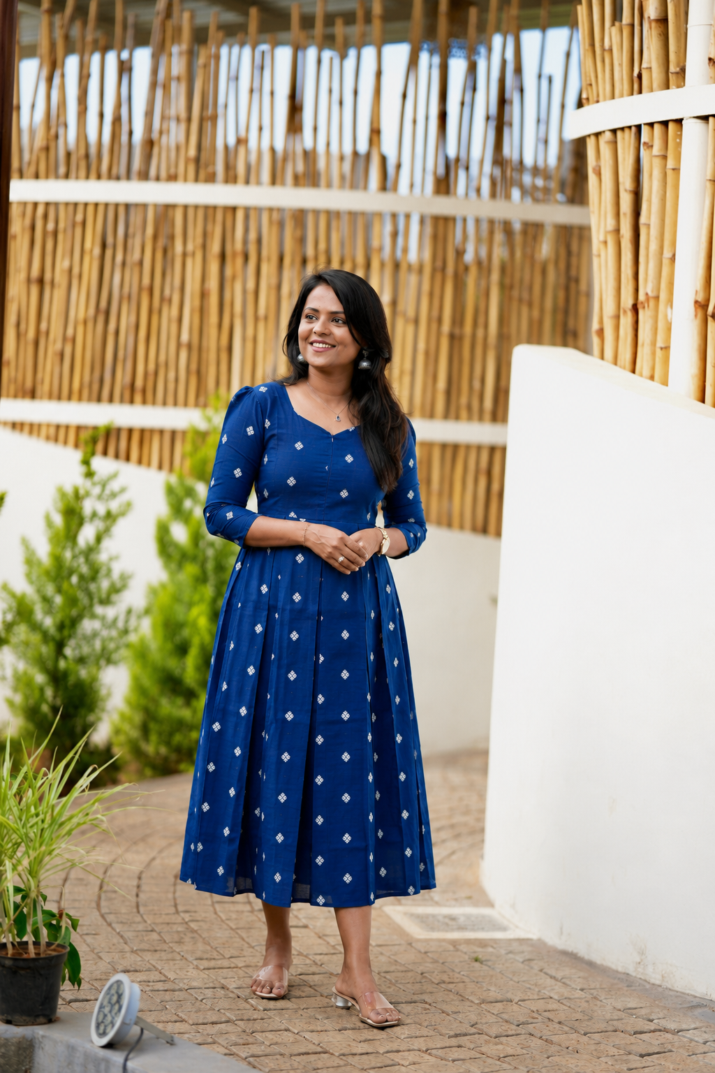 Heartly  Raw silk  Dress With Lining ( ready to dispatch)