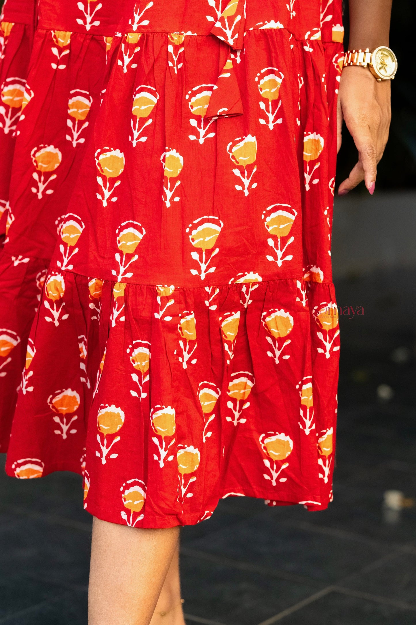 Meera  Casual Dress With Lining
