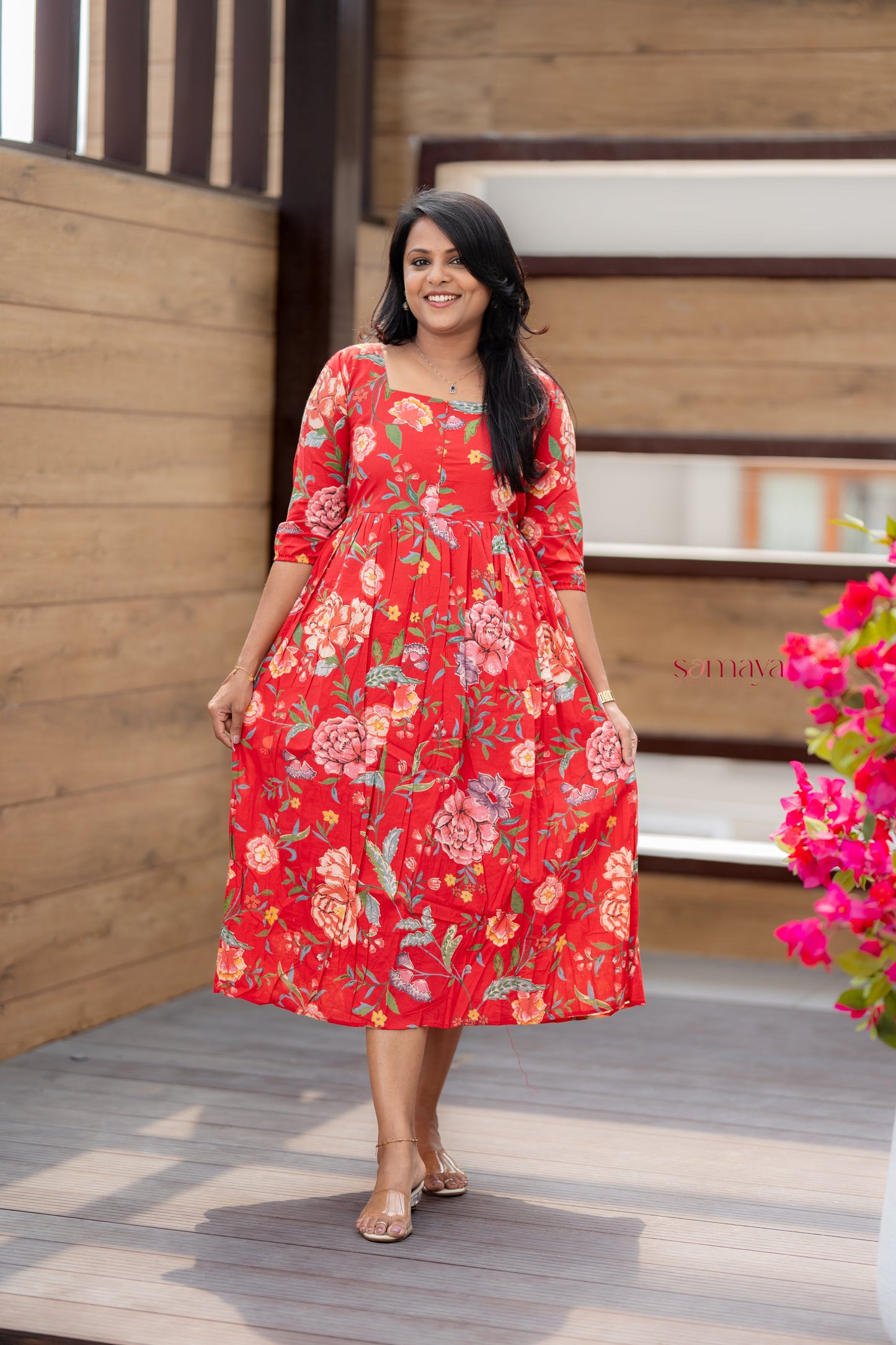 Dhiya casual Dress With Lining