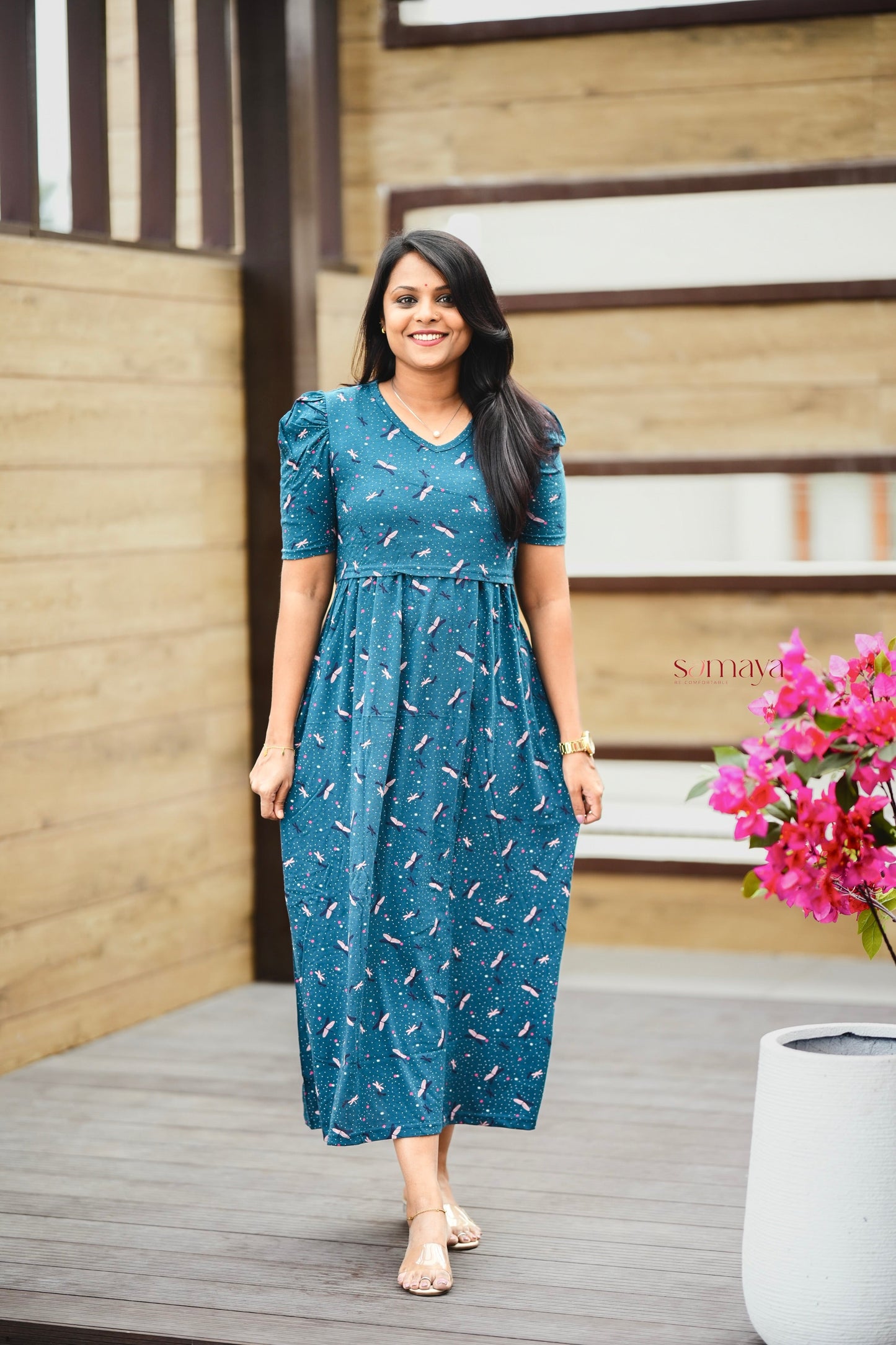 Maxi dragon fly  Light Weight Dress