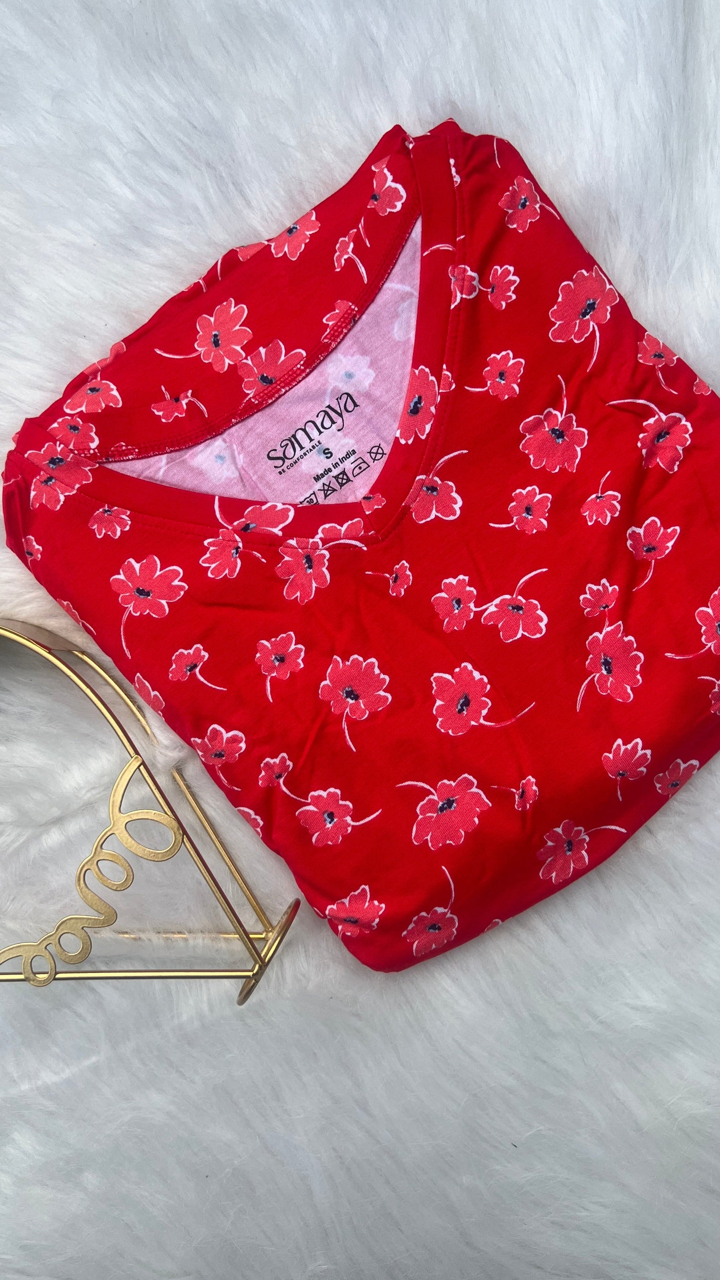 Maxi Scarlet  floral ultra Light Weight Dress