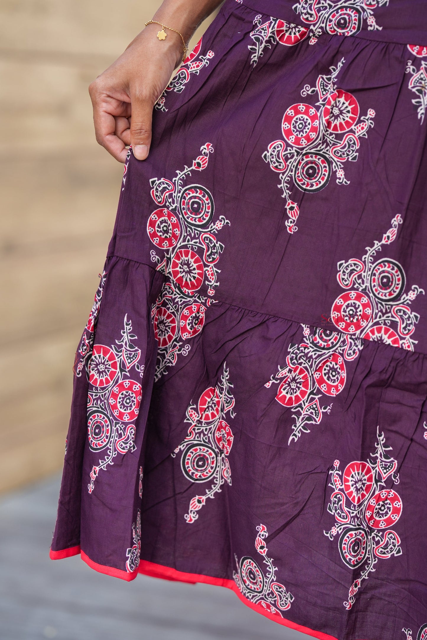 Ammu cotton  casual Dress With Lining
