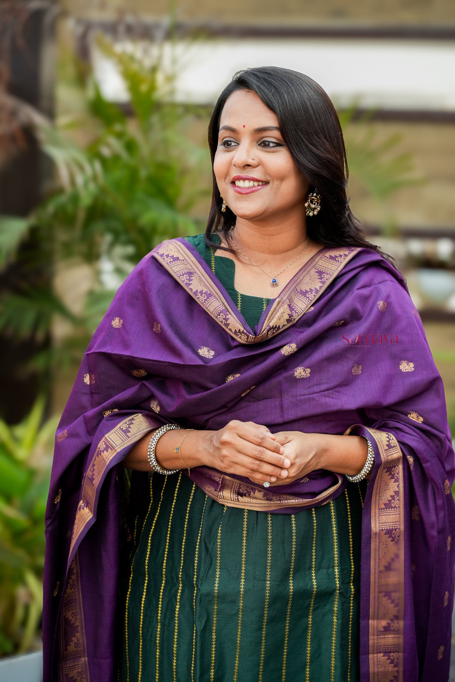 Meenakshi raw silk suit set with dupptta( set of 3) ready to dispatch