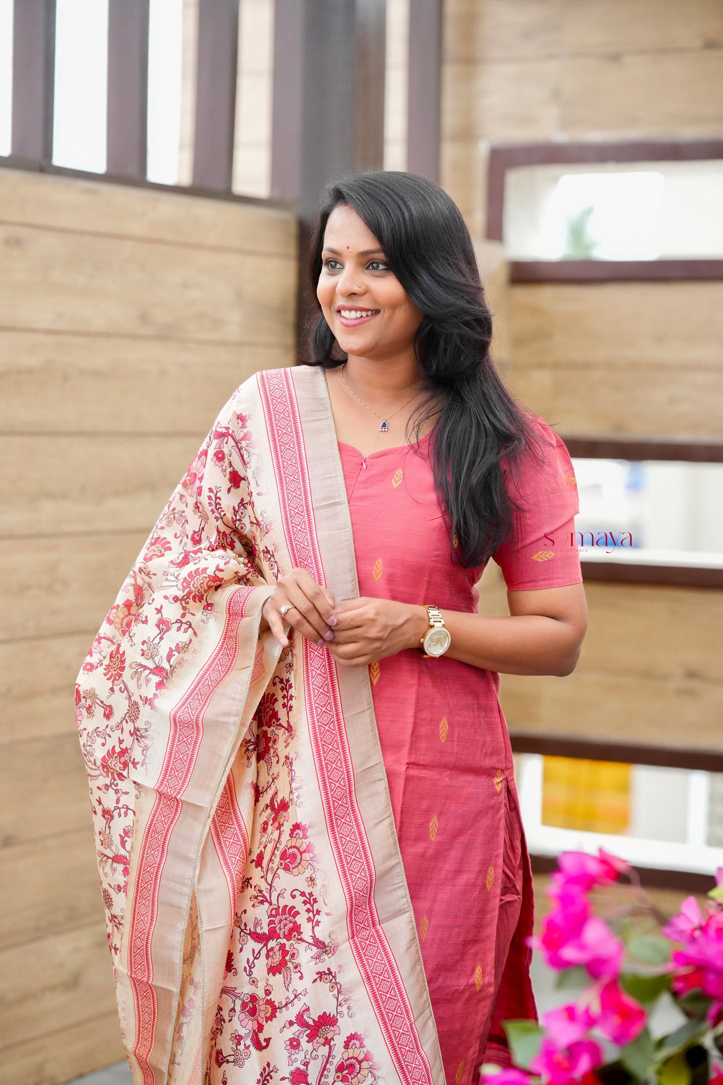 Divya  3 piece raw silk suit set with dupptta set of 3( ready to dispatch)