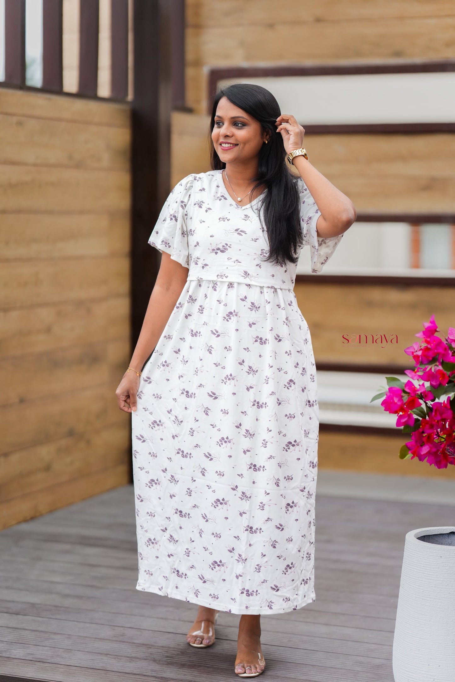 Maxi Haritha moderate thick   Dress