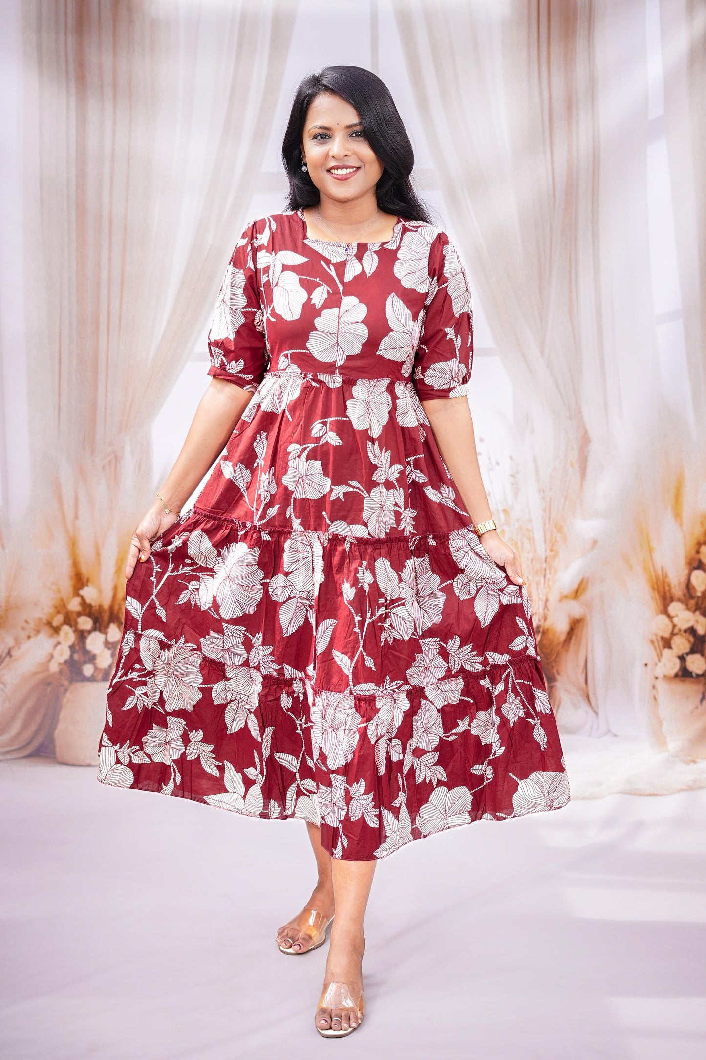 Riya day to night dress without lining