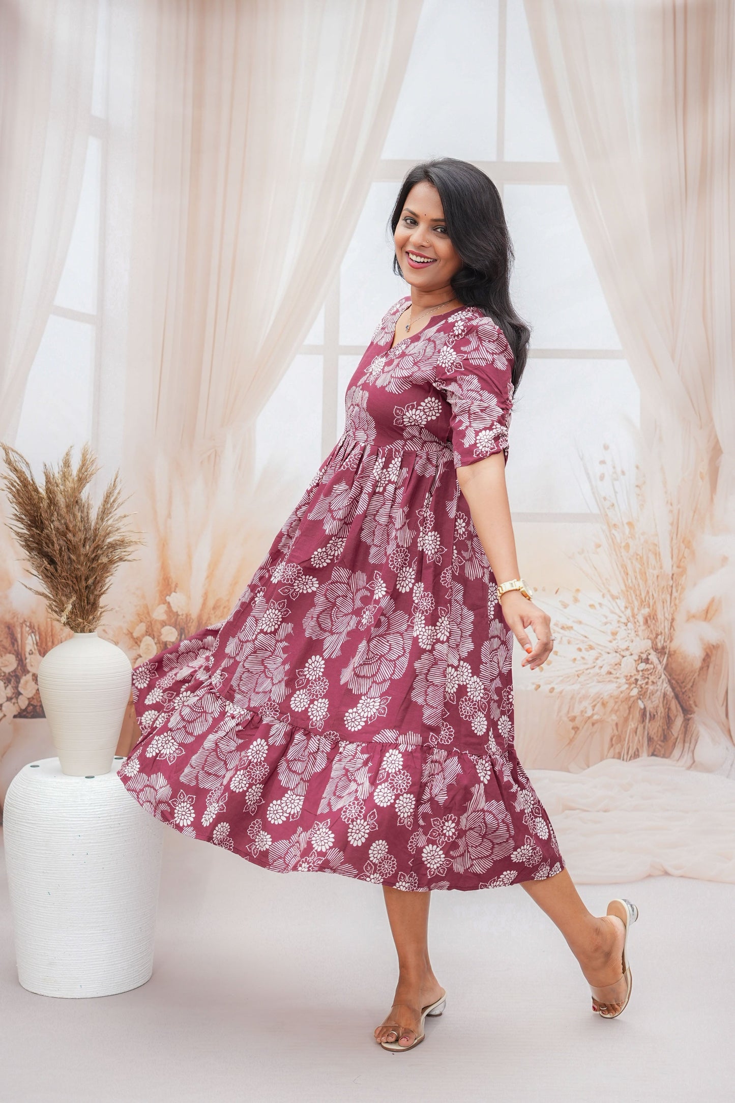 Pari Day to Night Dress Without Lining( Wrinkle-Free Dress)