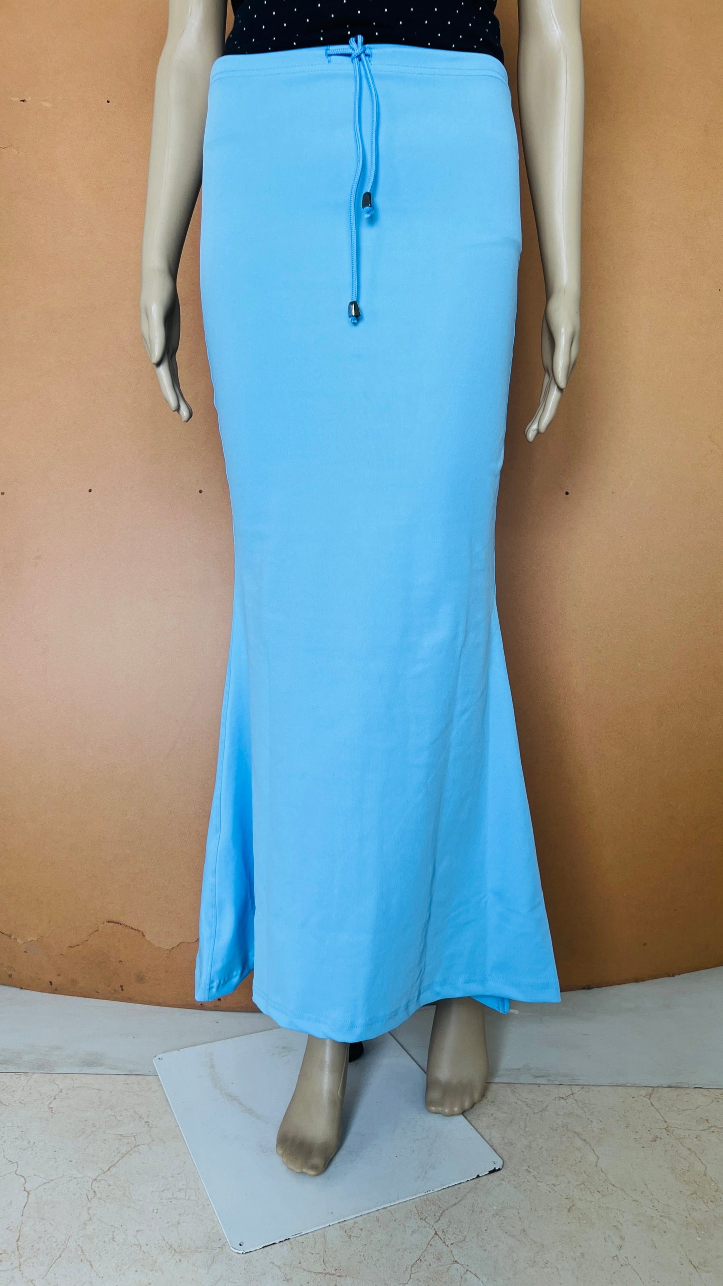Powder Blue Sareeshaper ( Small stain that doesn’t affect overall look or wear — priced lower and a great deal ! )